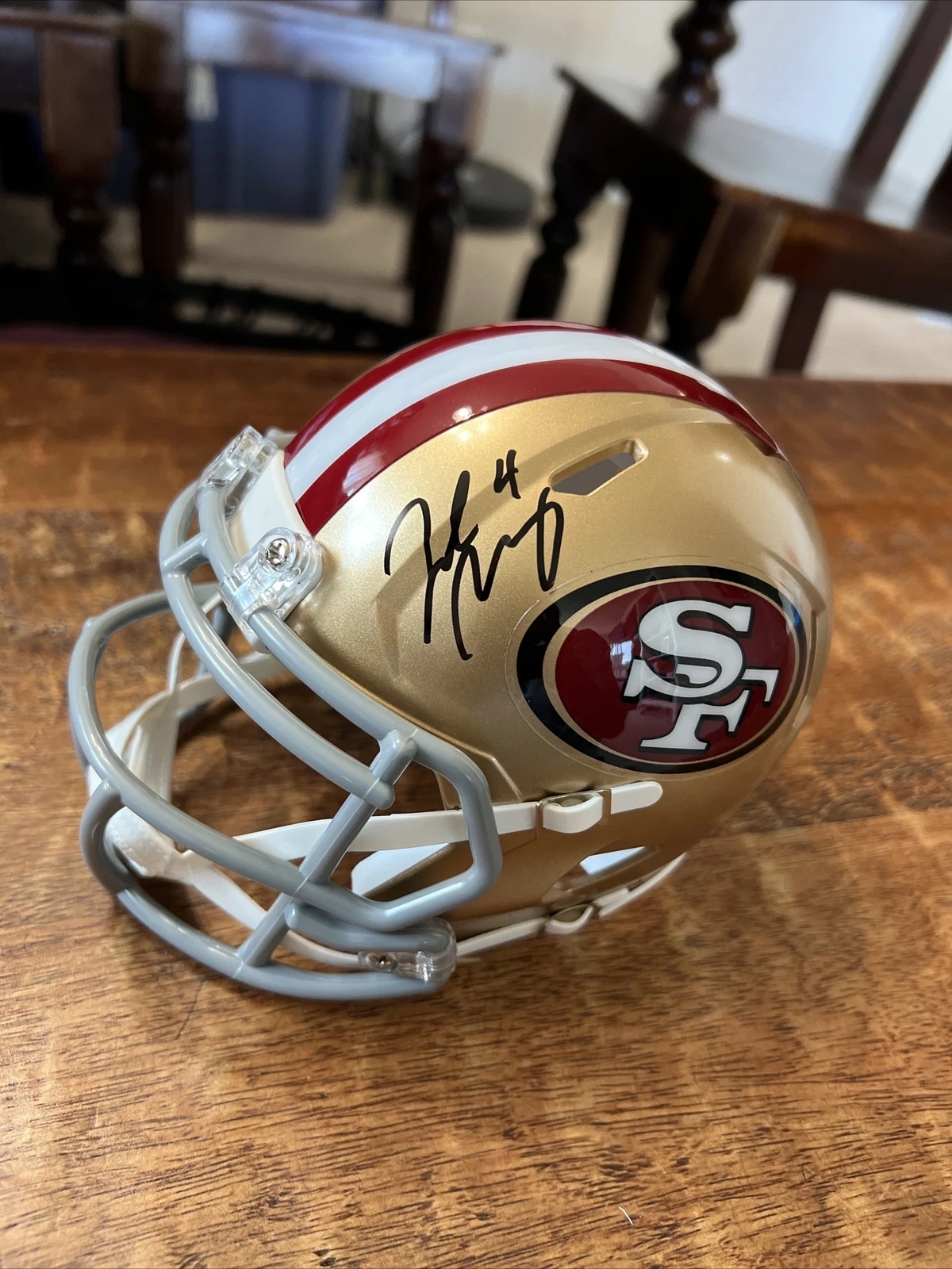 Jake Moody Signed San Francisco 49ers Mini Helmet JSA Coa Autographed