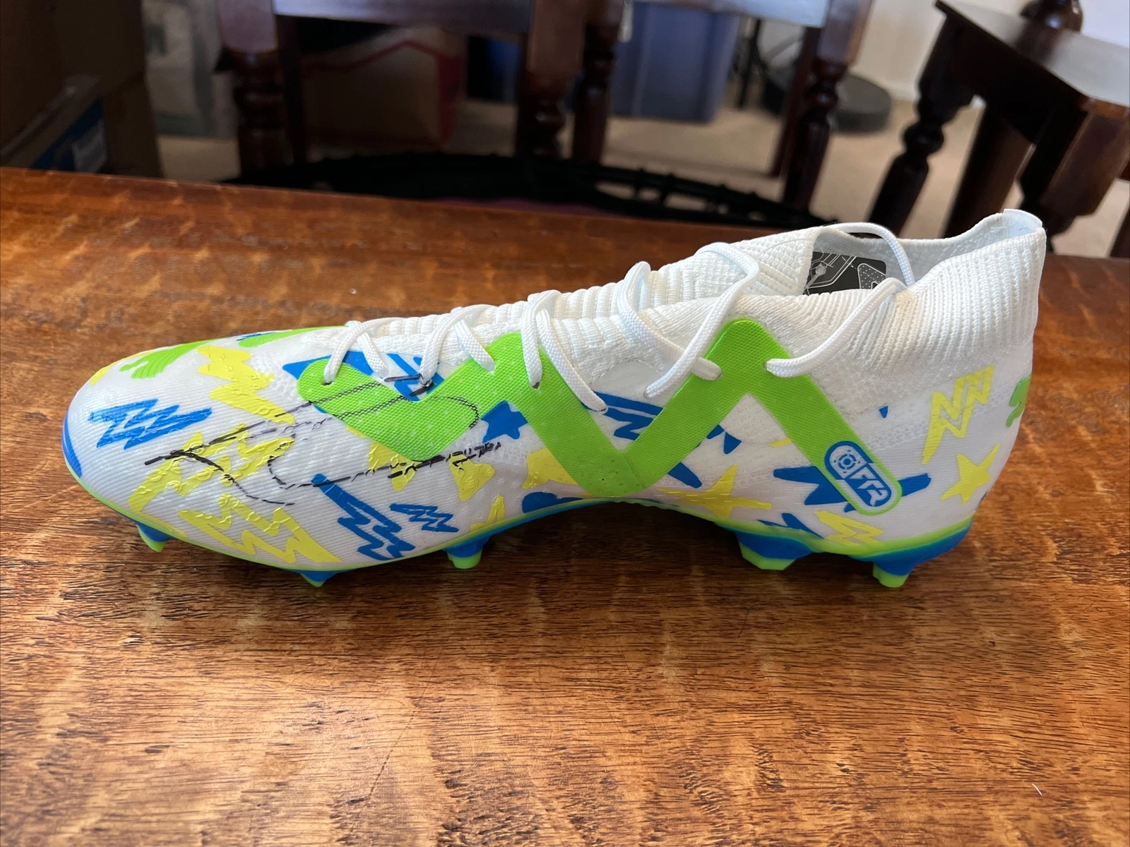 Rodrygo Signed Brasil Puma Soccer Cleat Shoe JSA Coa Autographed Brazil