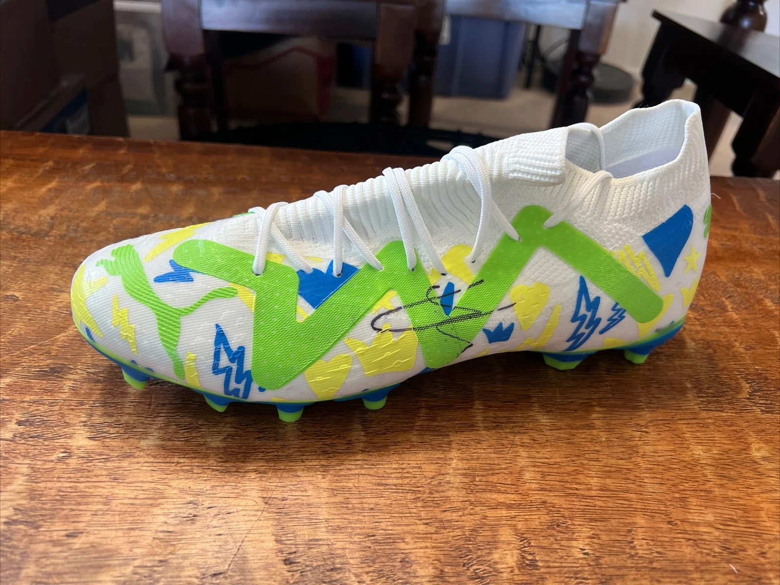 Vinicius Junior Signed Brasil Puma Soccer Cleat Shoe JSA Coa Autographed Brazil