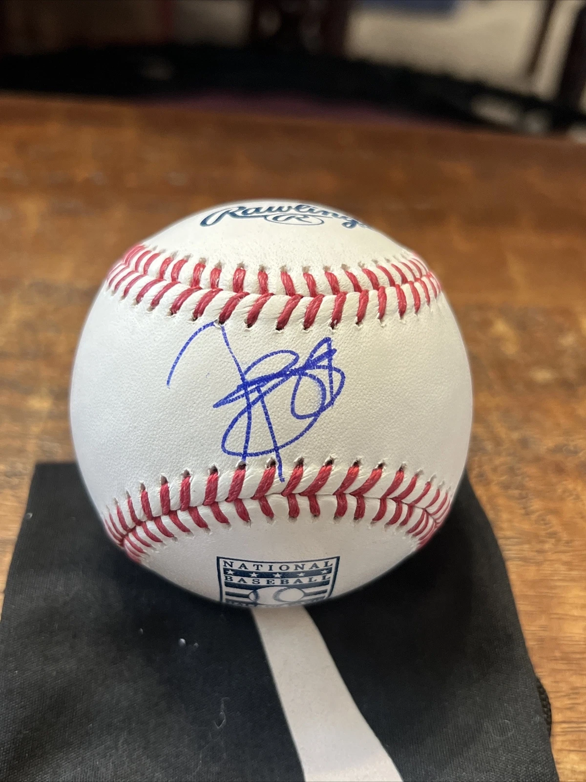 Tim Brown Signed Hall Of Fame Baseball JSA Coa Raiders Football Autographed