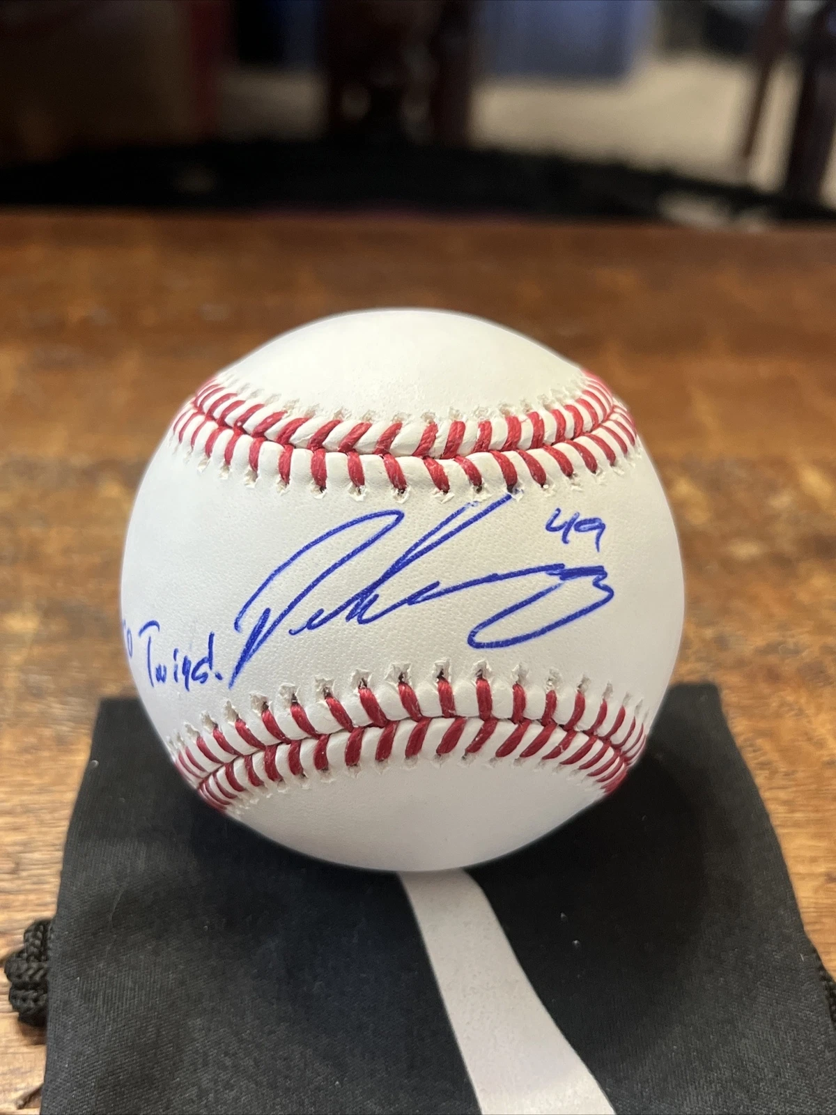 Pablo Lopez Signed Official Major League Baseball JSA Coa Twins Autographed