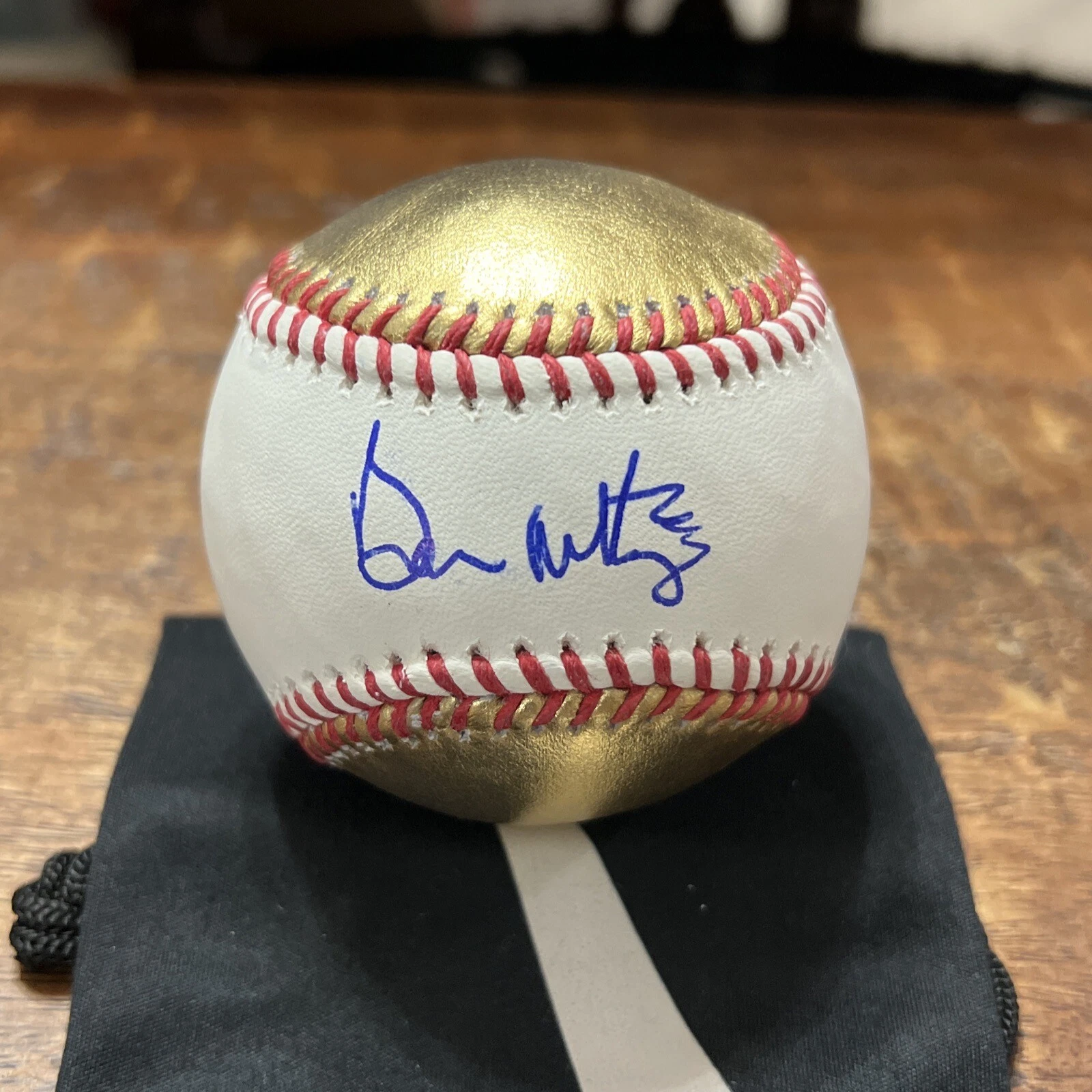 Don Mattingly Signed Gold Major League Baseball JSA Coa Yankees Autographed