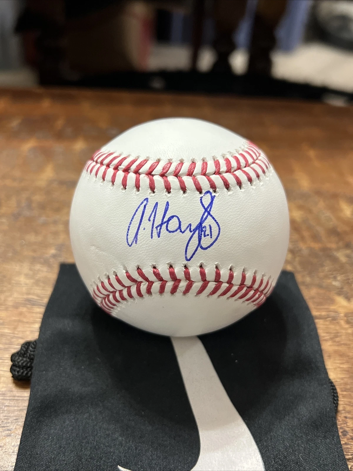 Austin Hays Signed Official Major League Baseball JSA Coa Phillies Autographed