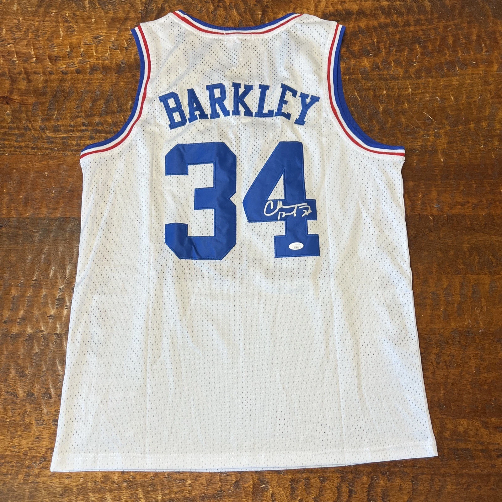 Charles Barkley Signed NBA All Star Jersey JSA Coa Autographed Suns 76ers