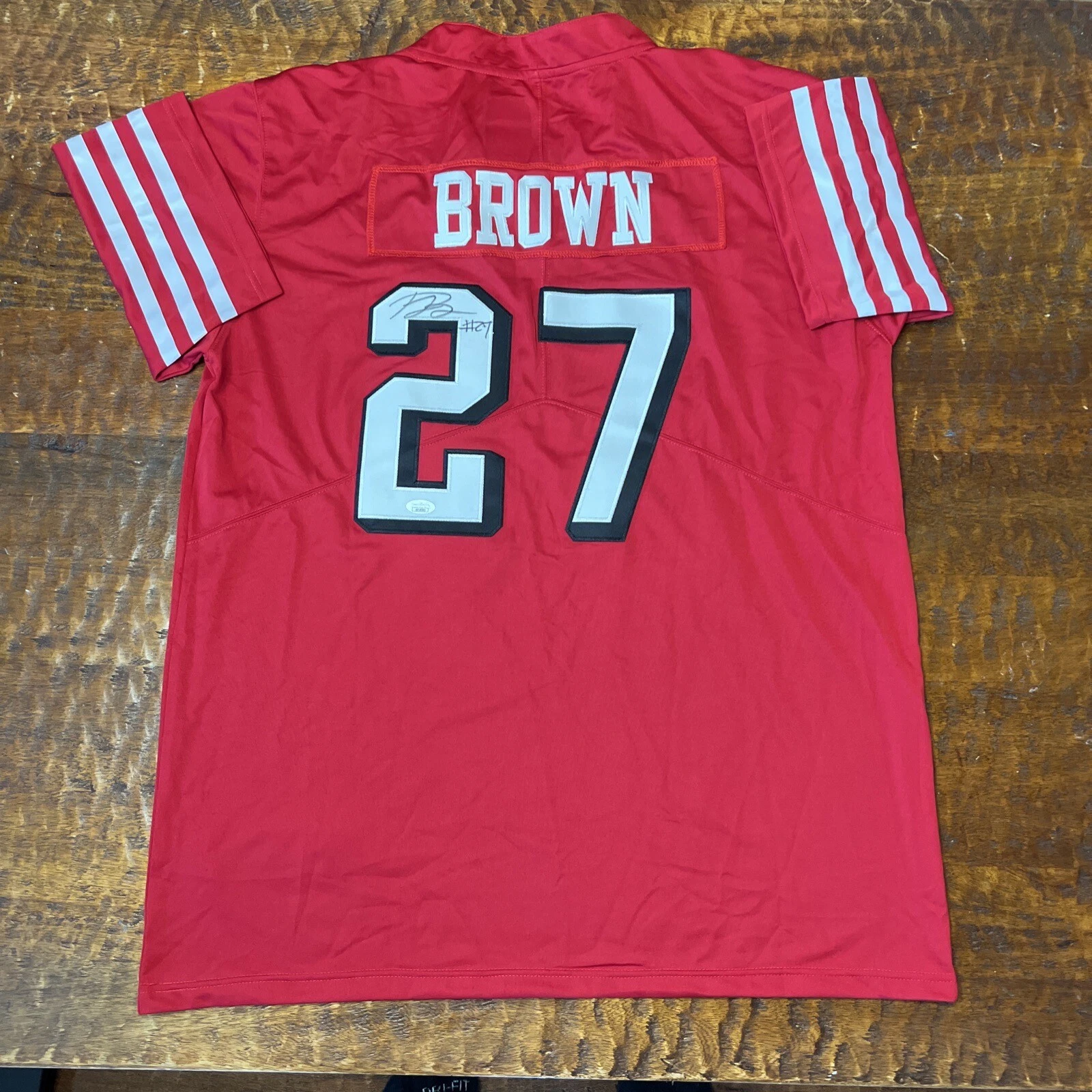 Ji'Ayir Brown Signed San Francisco 49ers Jersey JSA Coa Autographed