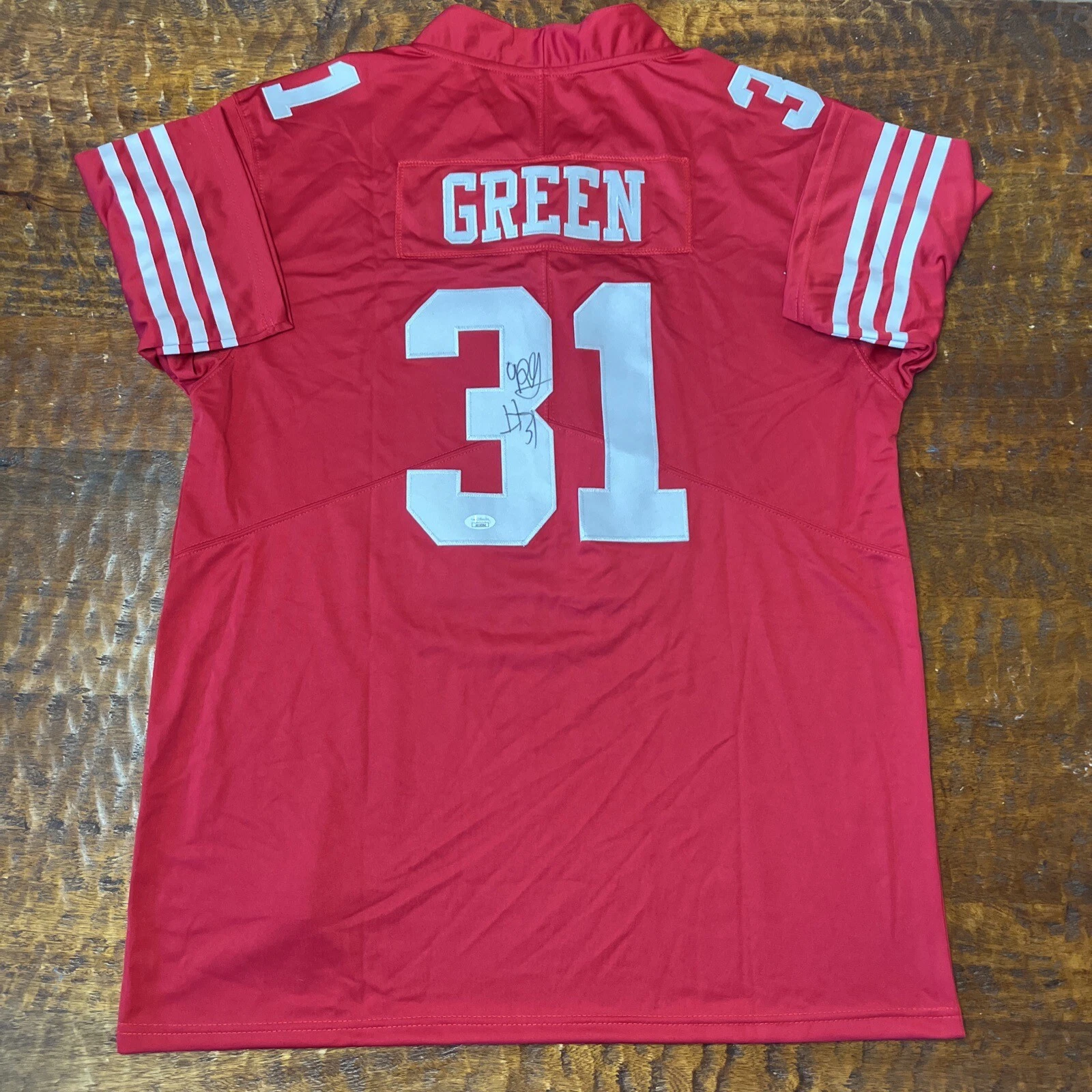 Renardo Green Signed San Francisco 49ers Jersey JSA Coa Autographed