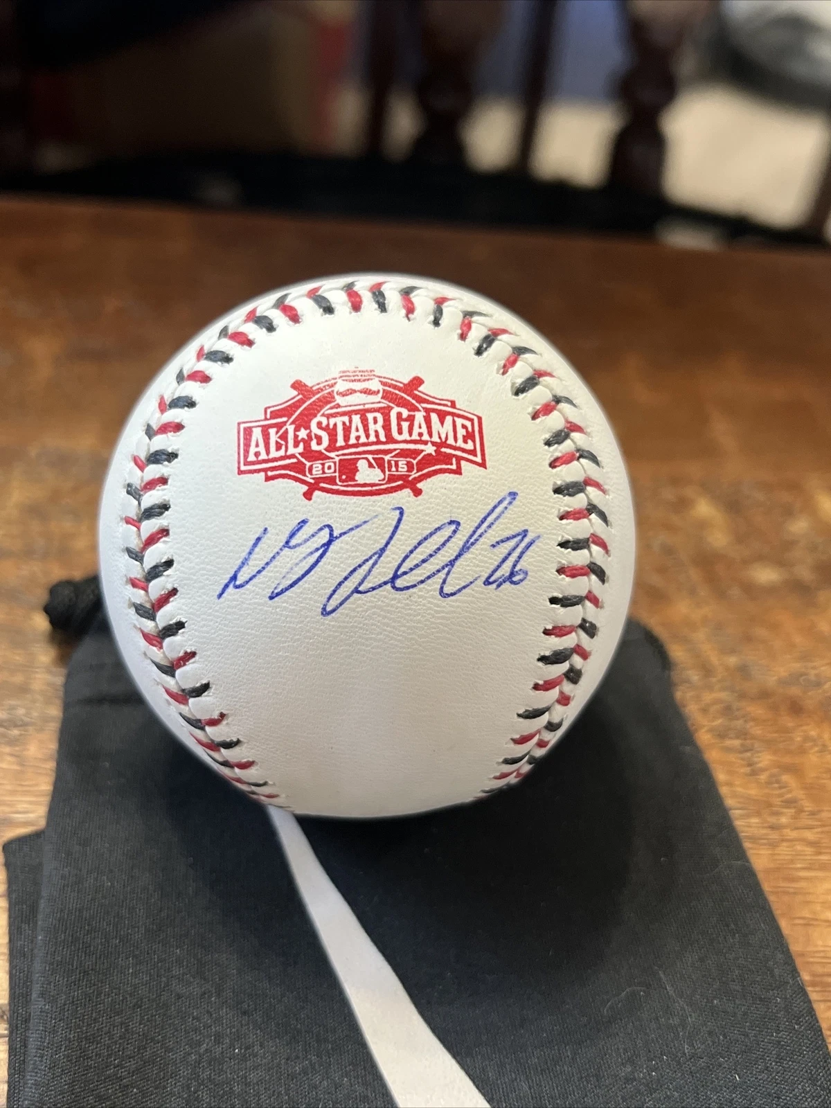 DJ LeMahieu Signed 2015 All Star Baseball JSA Coa Autographed Yankees