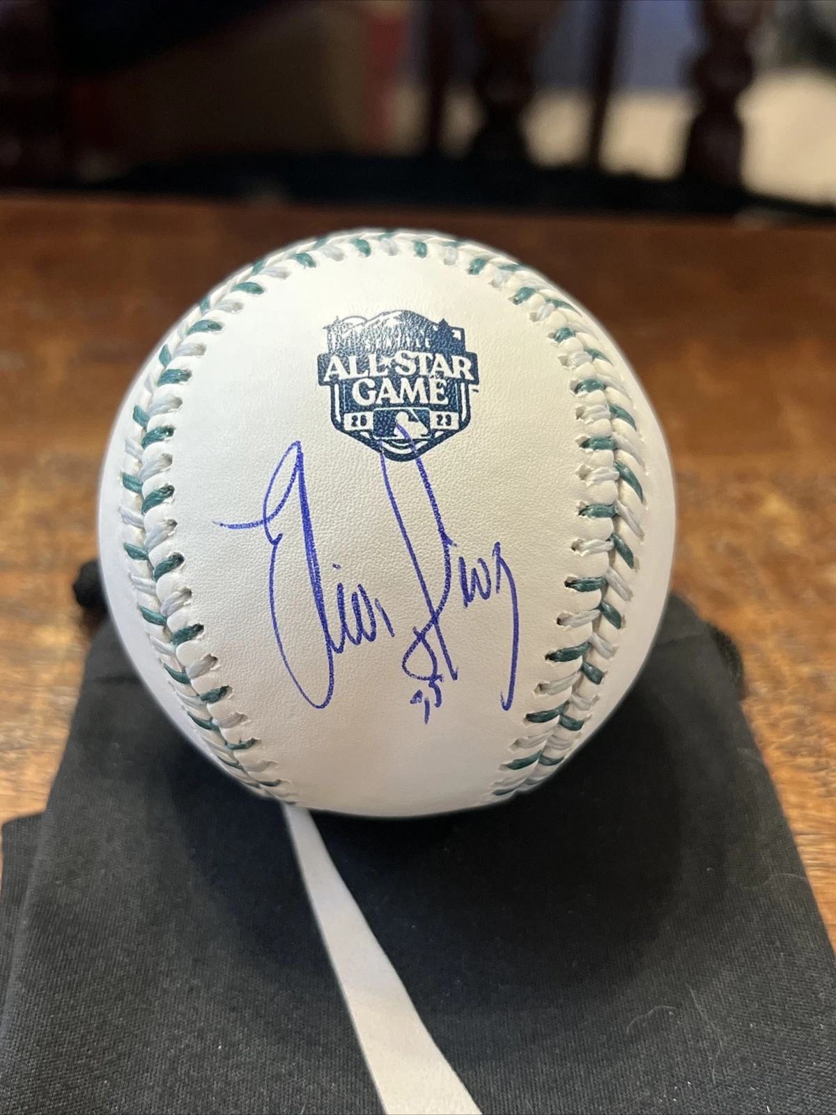 Elias Diaz Signed 2023 All Star Baseball JSA Coa Rockies Autographed
