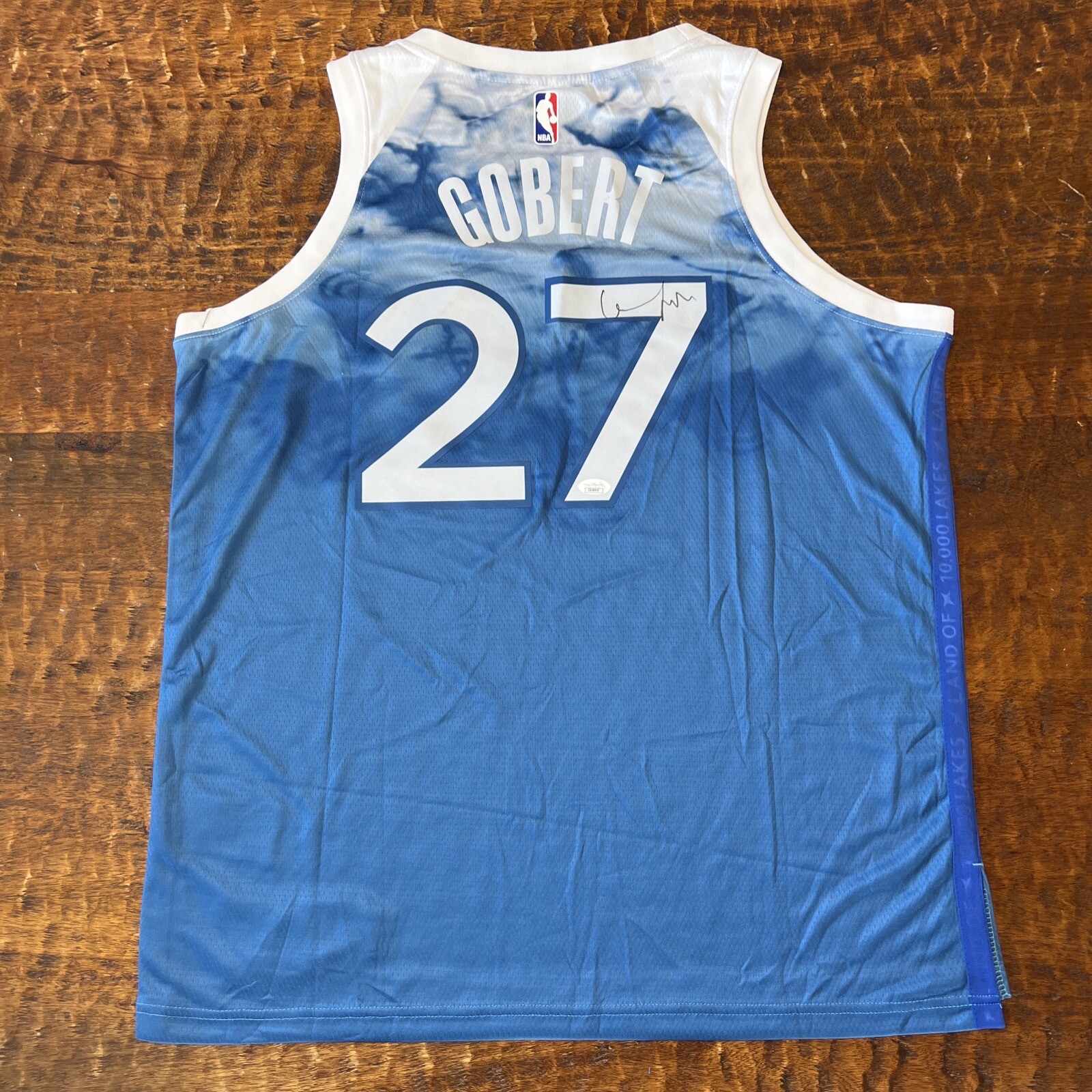 Rudy Gobert Signed Minnesota Timberwolves Jersey JSA Coa Autographed