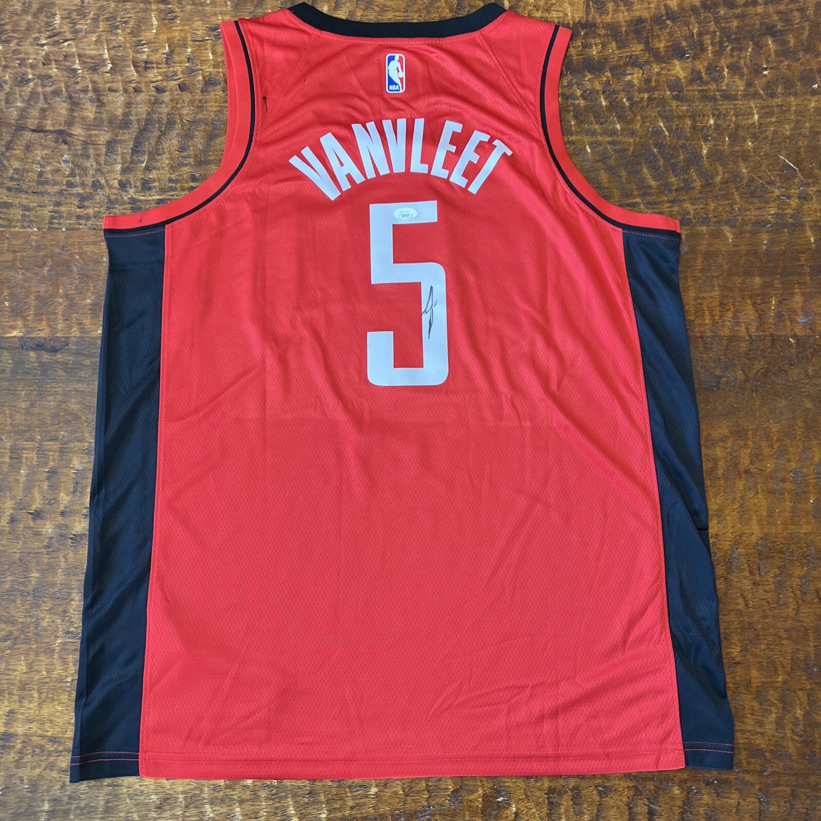 Fred VanVleet Signed Houston Rockets Jersey JSA Coa Autographed