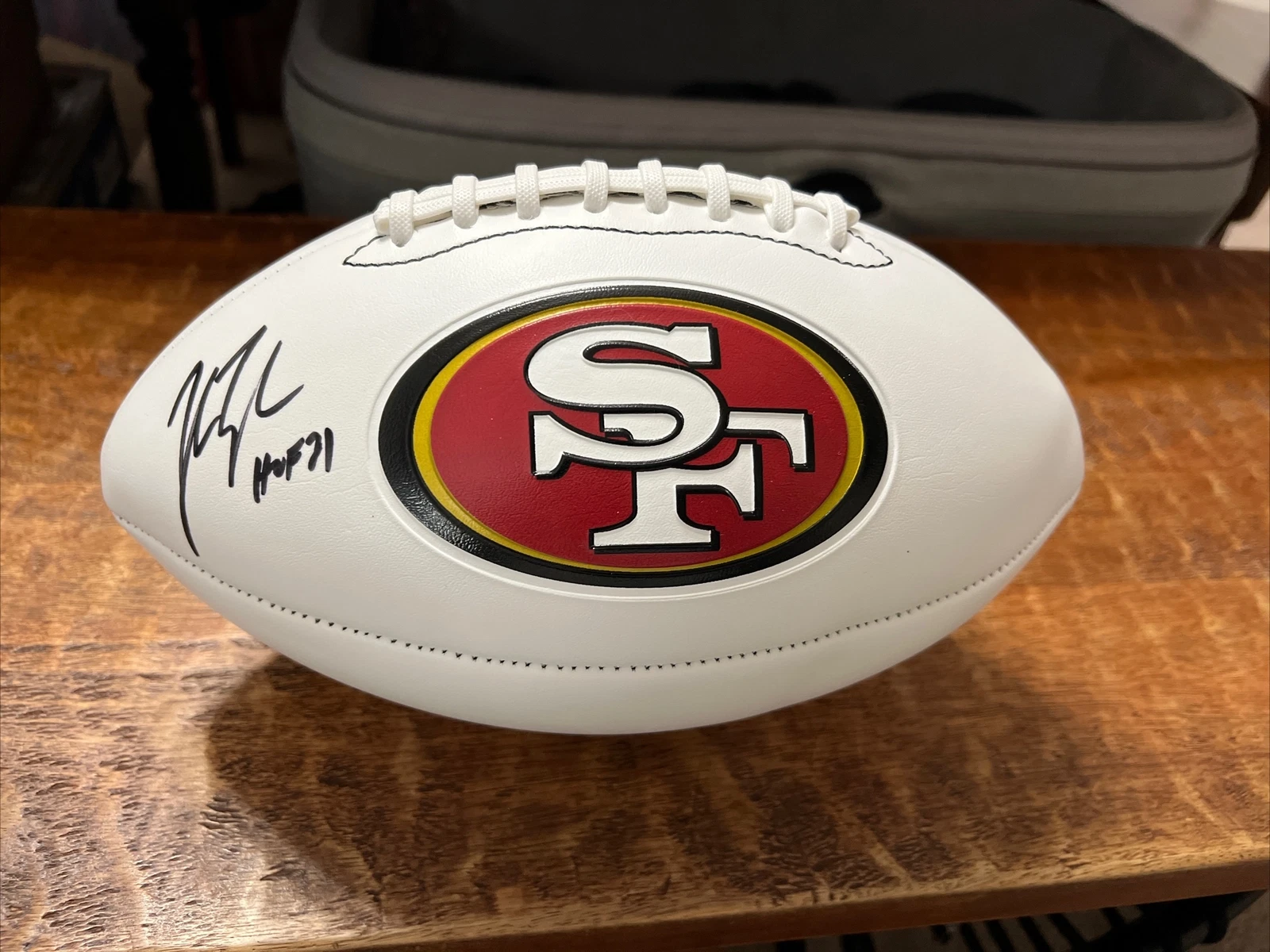 John Lynch Signed San Francisco 49ers Football JSA Coa Autographed