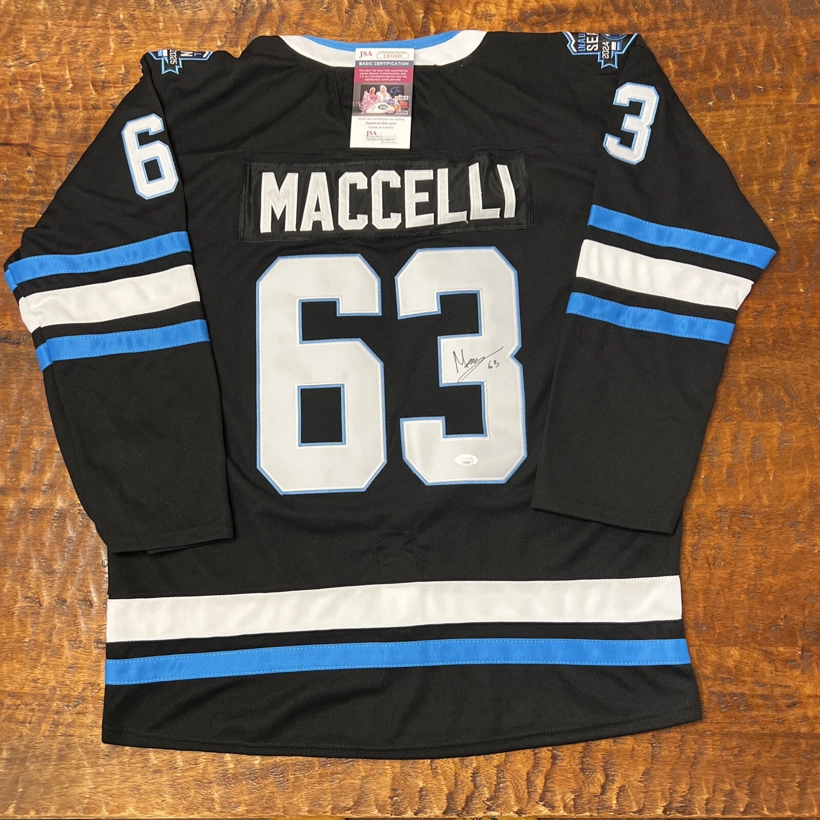Matias Maccelli Signed Utah Hockey Club Jersey JSA Coa Autographed