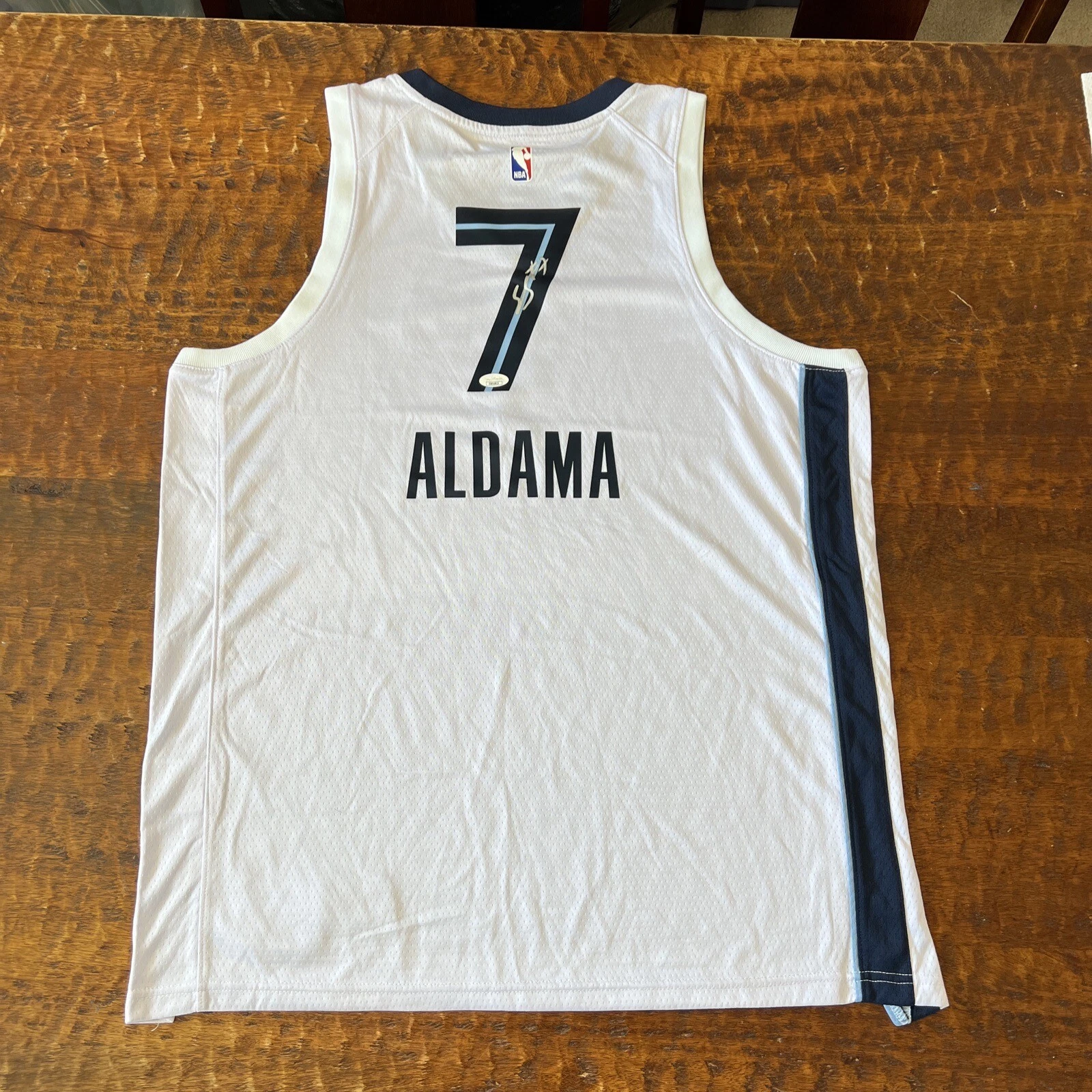 Santi Aldama Signed Memphis Grizzlies Jersey JSA Coa Autographed