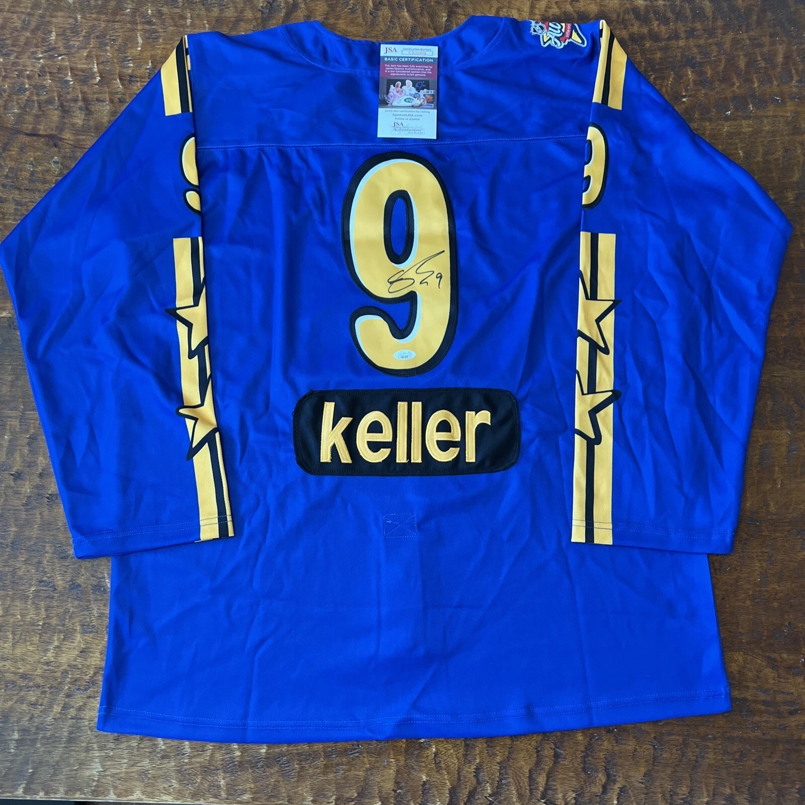 Clayton Keller Signed NHL All Star Jersey JSA Coa Autographed Coyotes