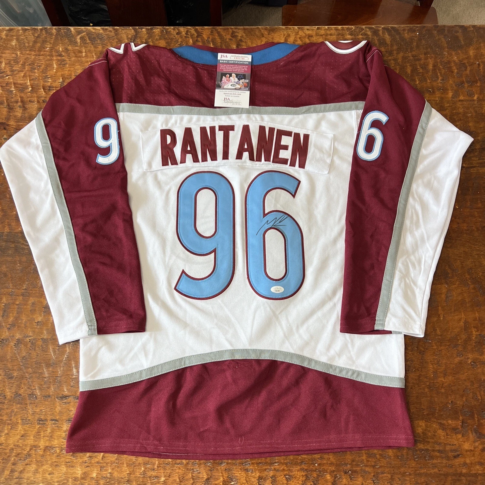 Mikko Rantanen Signed Colorado Avalanche Jersey JSA Coa Autographed