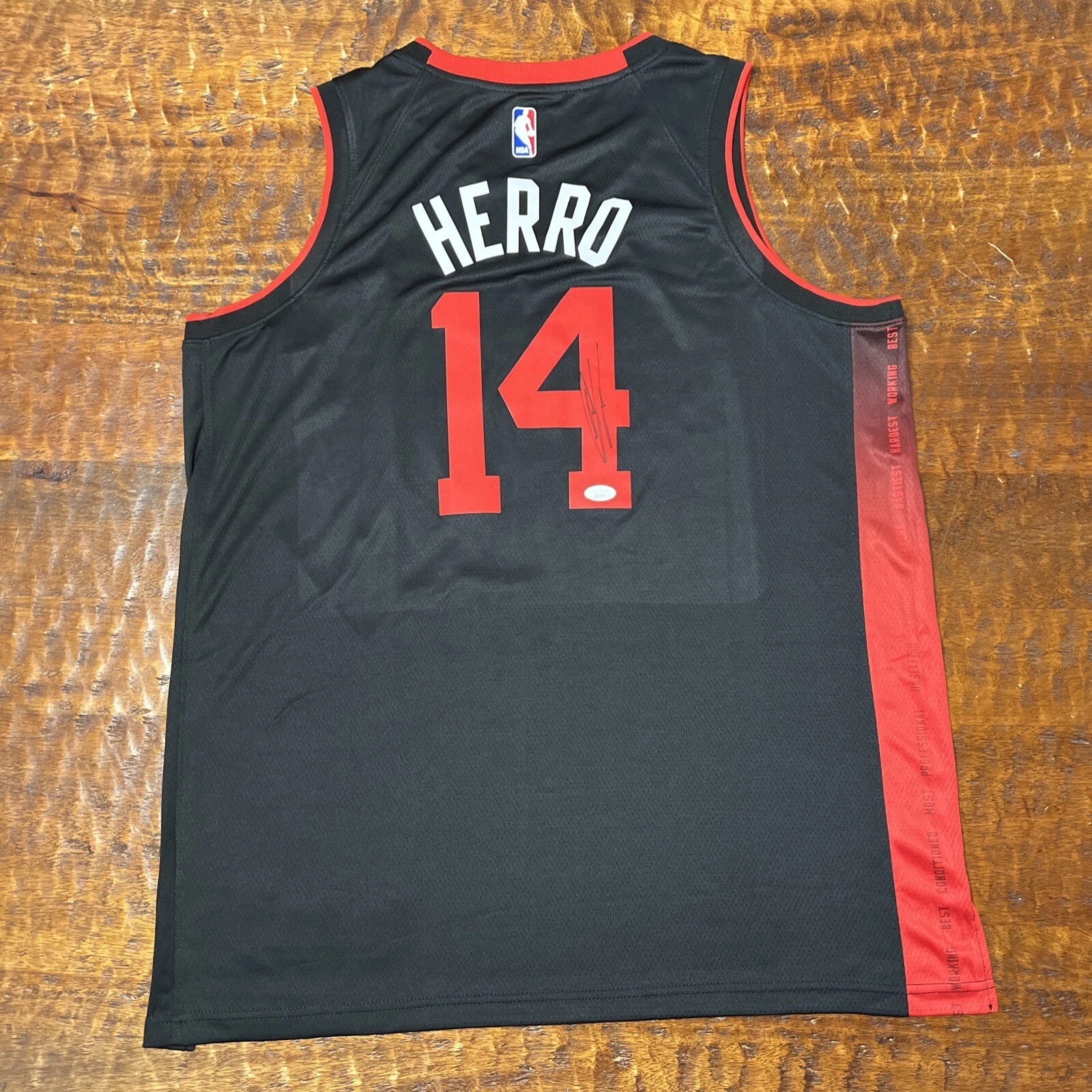 Tyler Herro Signed Miami Heat Jersey JSA Coa Autographed