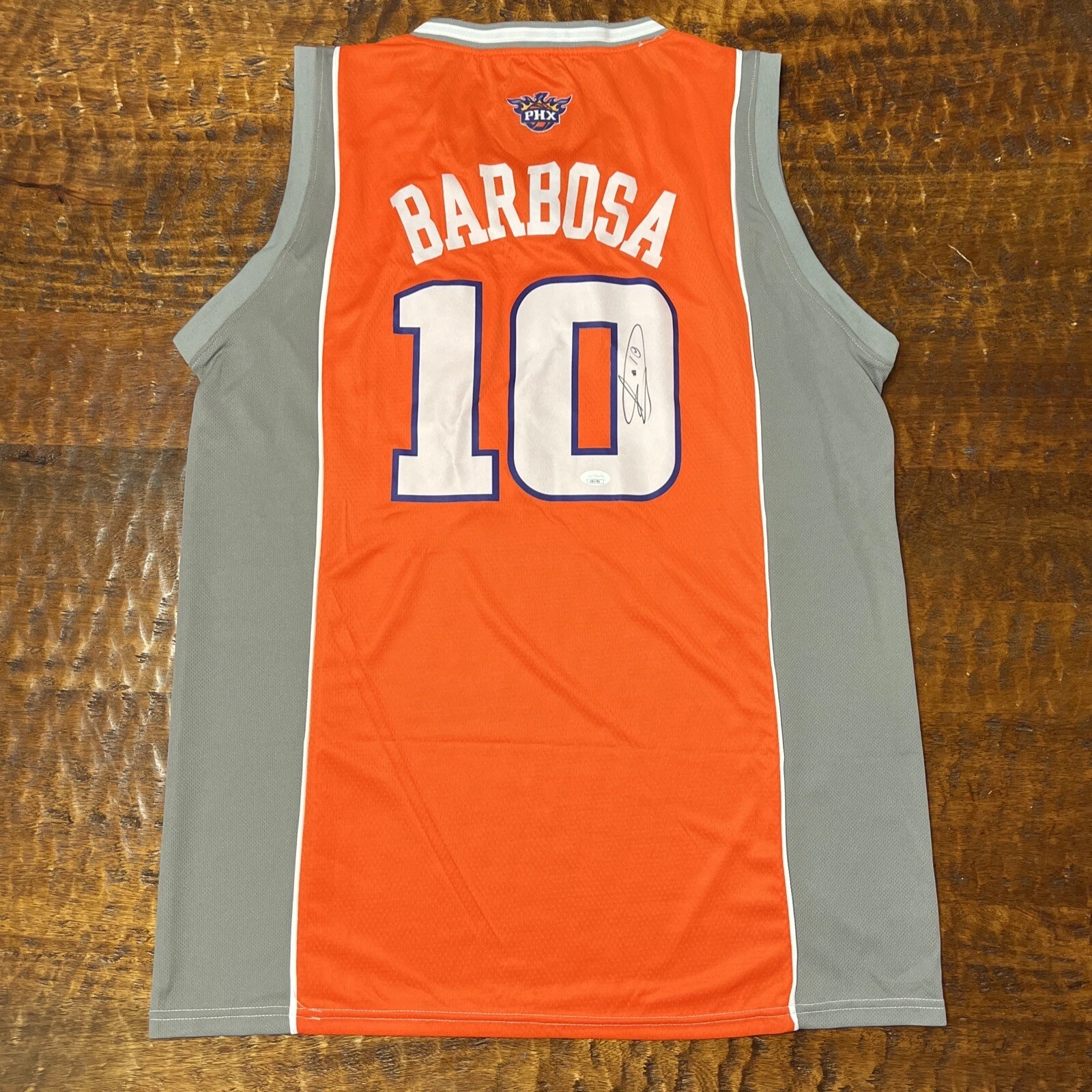 Leandro Barbosa Signed Phoenix Suns Jersey JSA Coa Autographed
