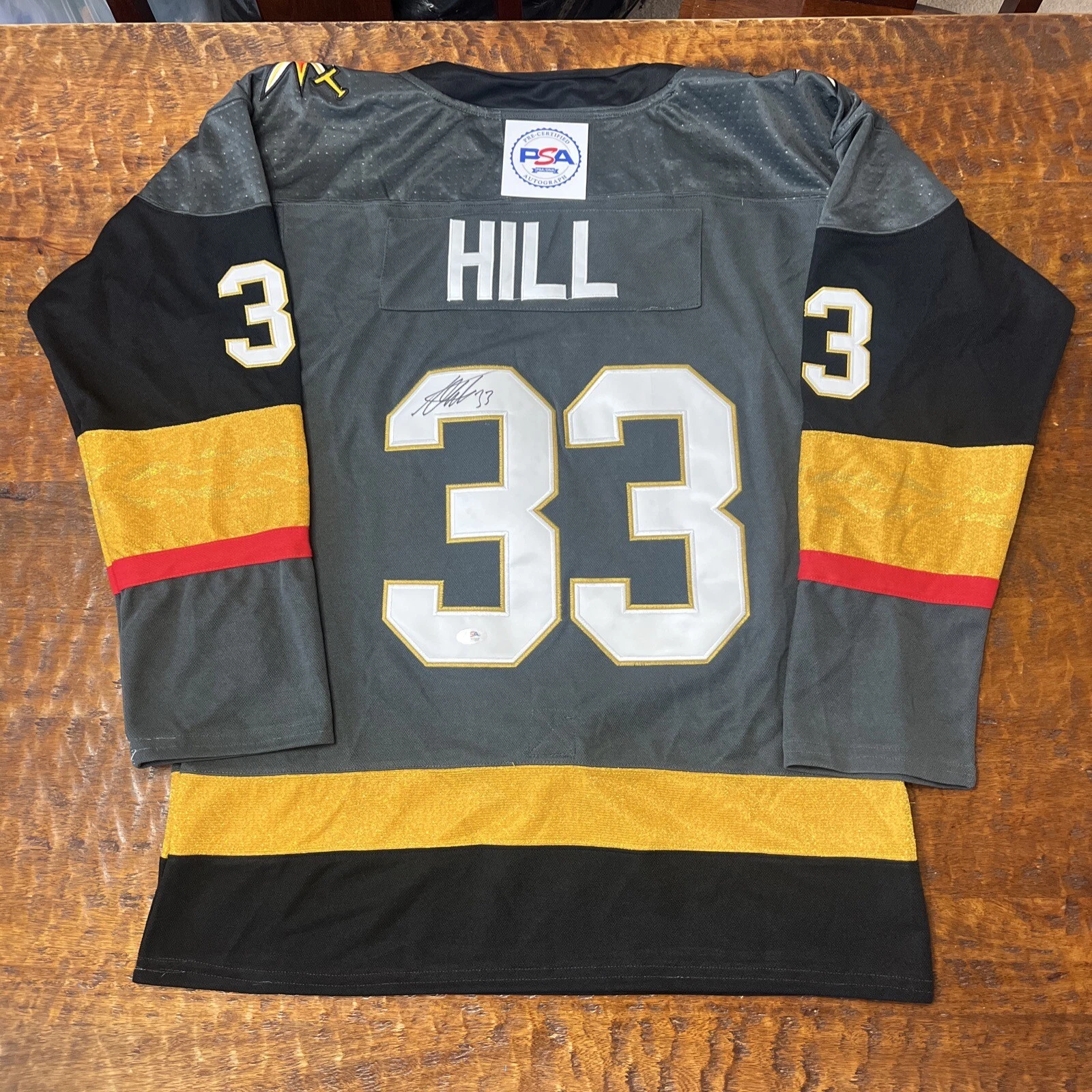Adin Hill Signed Vegas Golden Knights Jersey PSA DNA Autographed