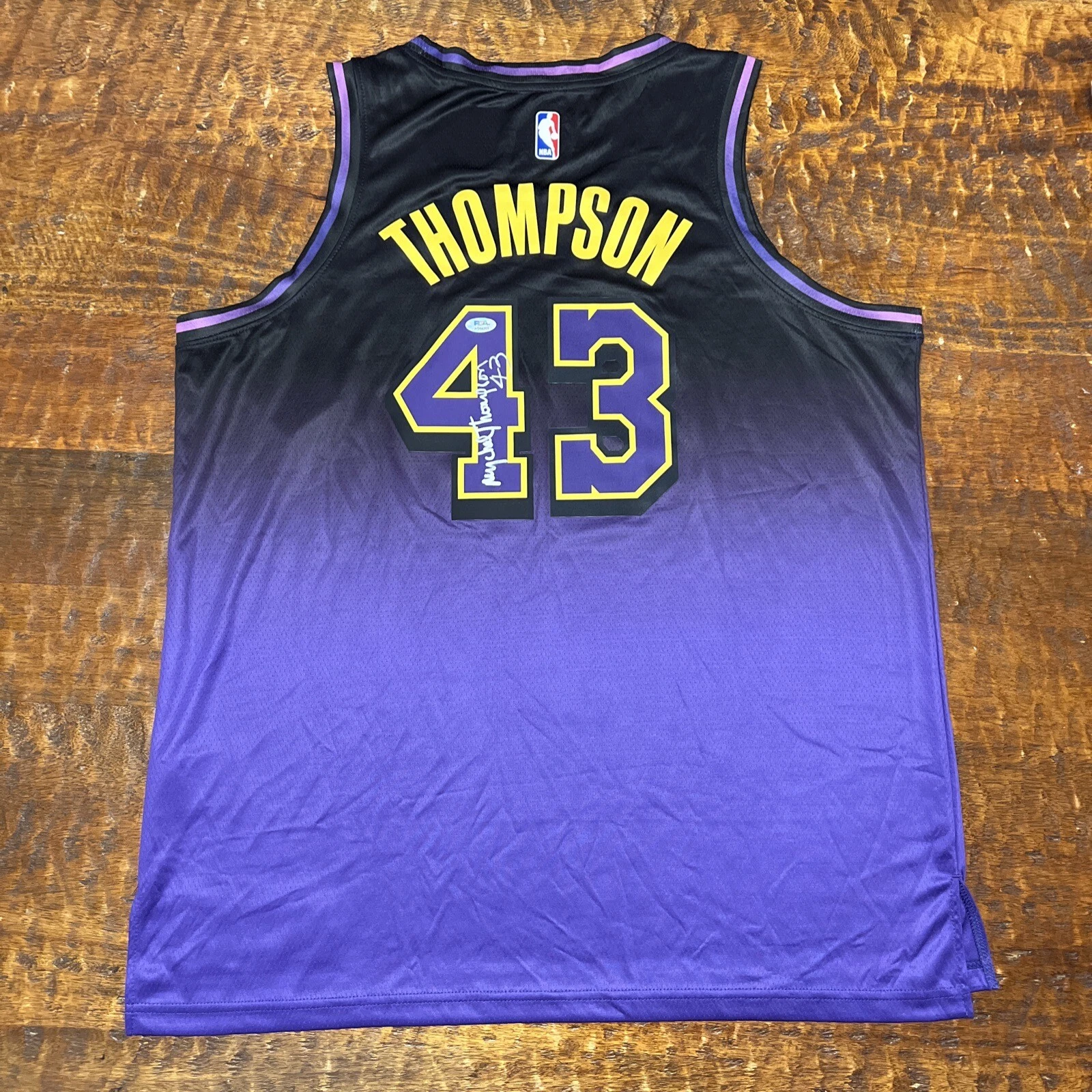 Mychal Thompson Signed Los Angeles Lakers Jersey PSA DNA Autographed