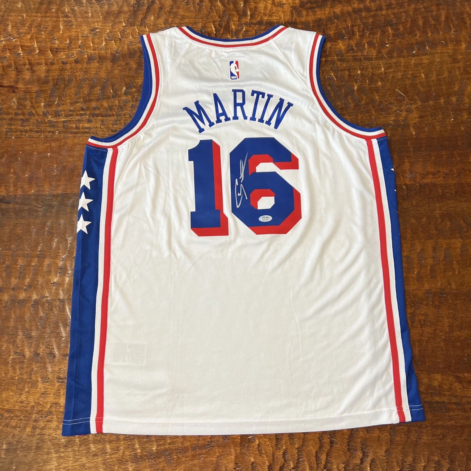 Caleb Martin Signed Philadelphia 76ers Jersey PSA DNA  Autographed