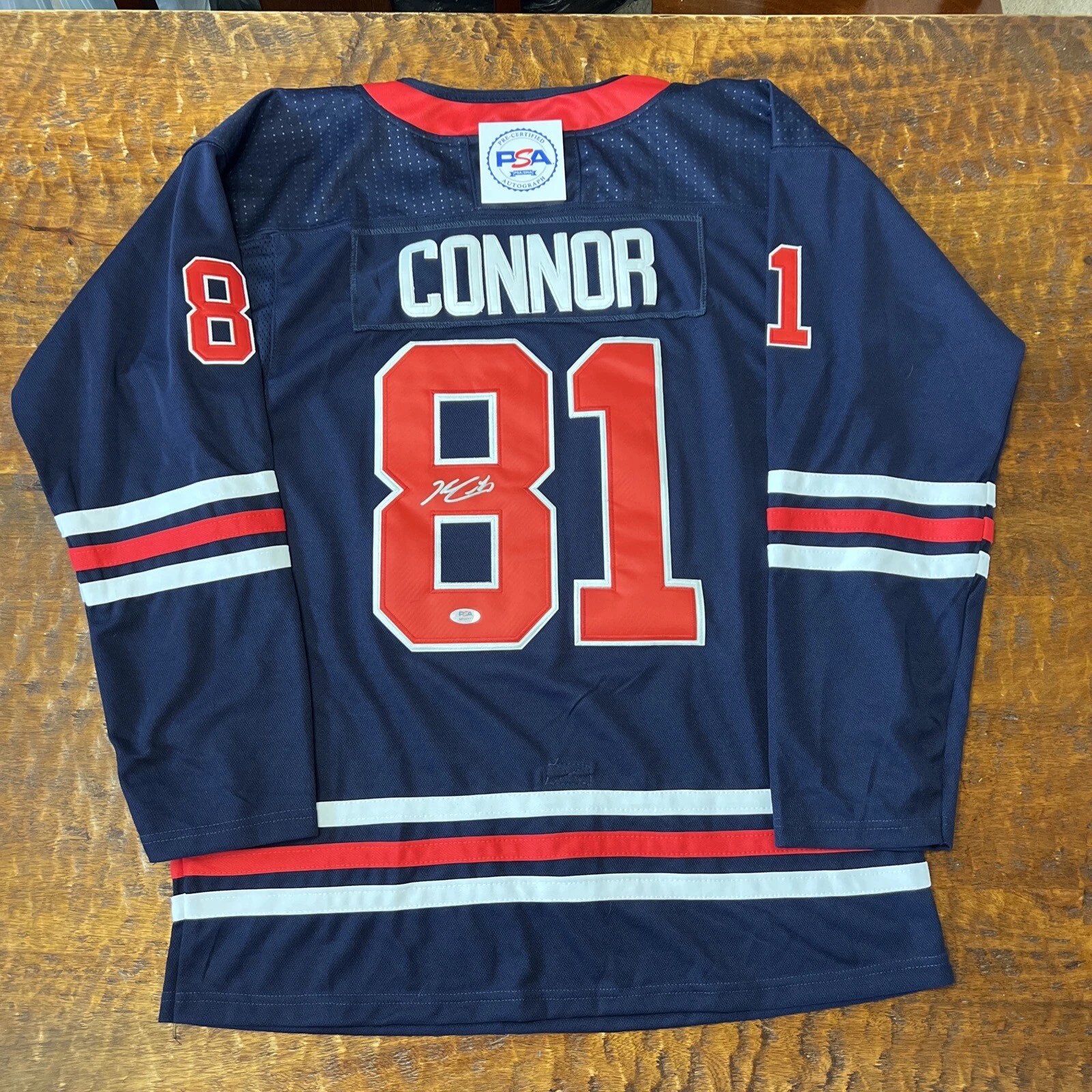 Kyle Connor Signed Winnipeg Jets Jersey PSA DNA Autographed