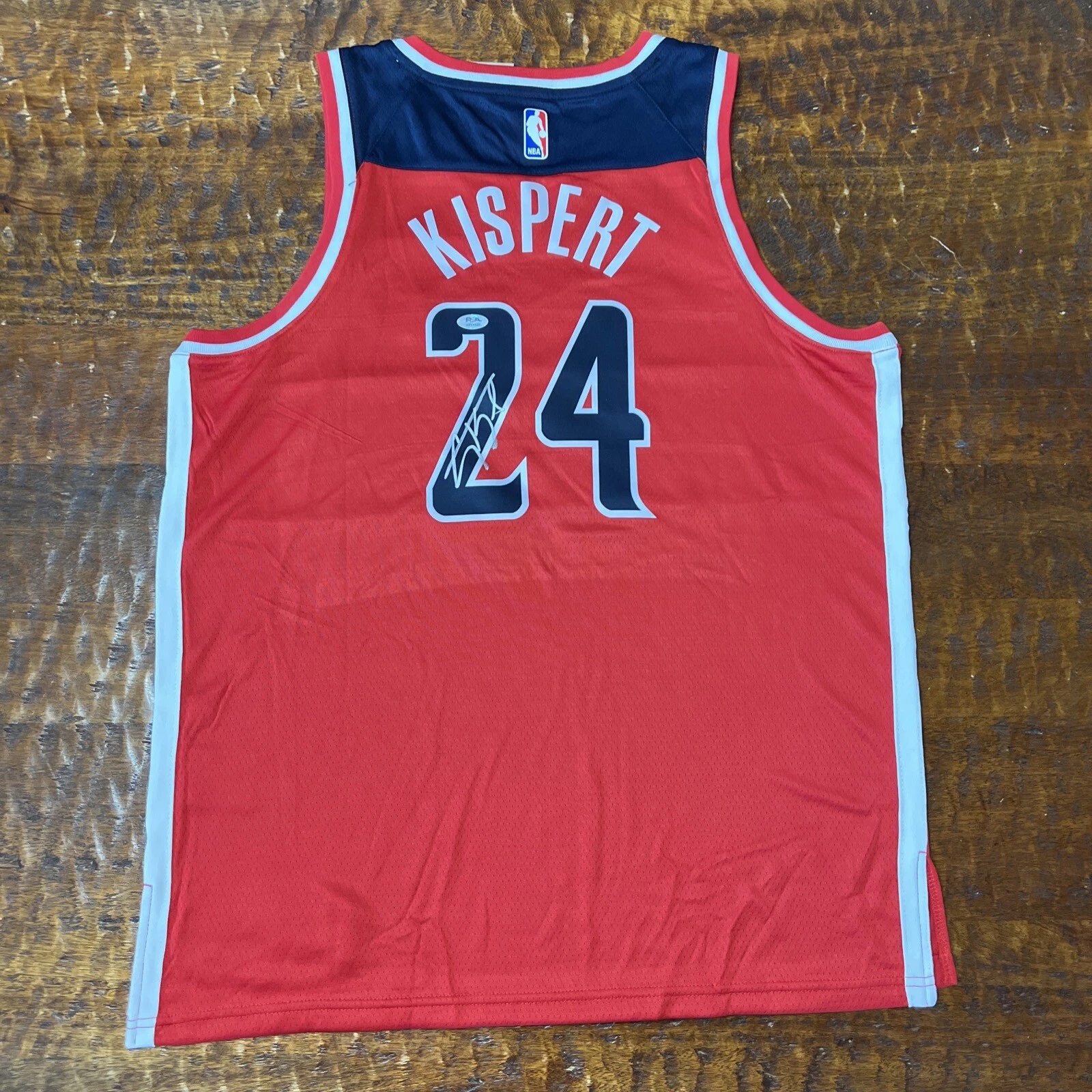 Corey Kispert Signed Washington Wizards Jersey PSA DNA  Autographed
