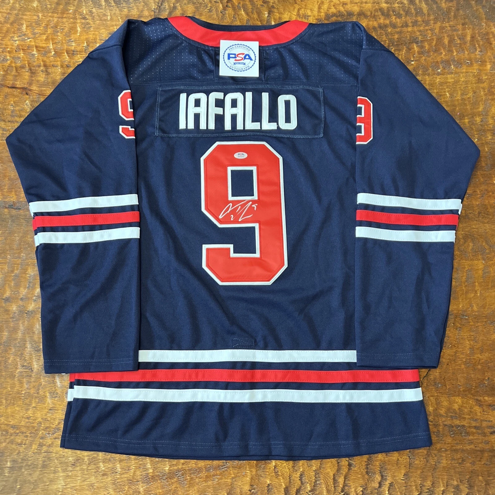 Alex Iafallo Signed Winnipeg Jets Jersey PSA DNA Autographed