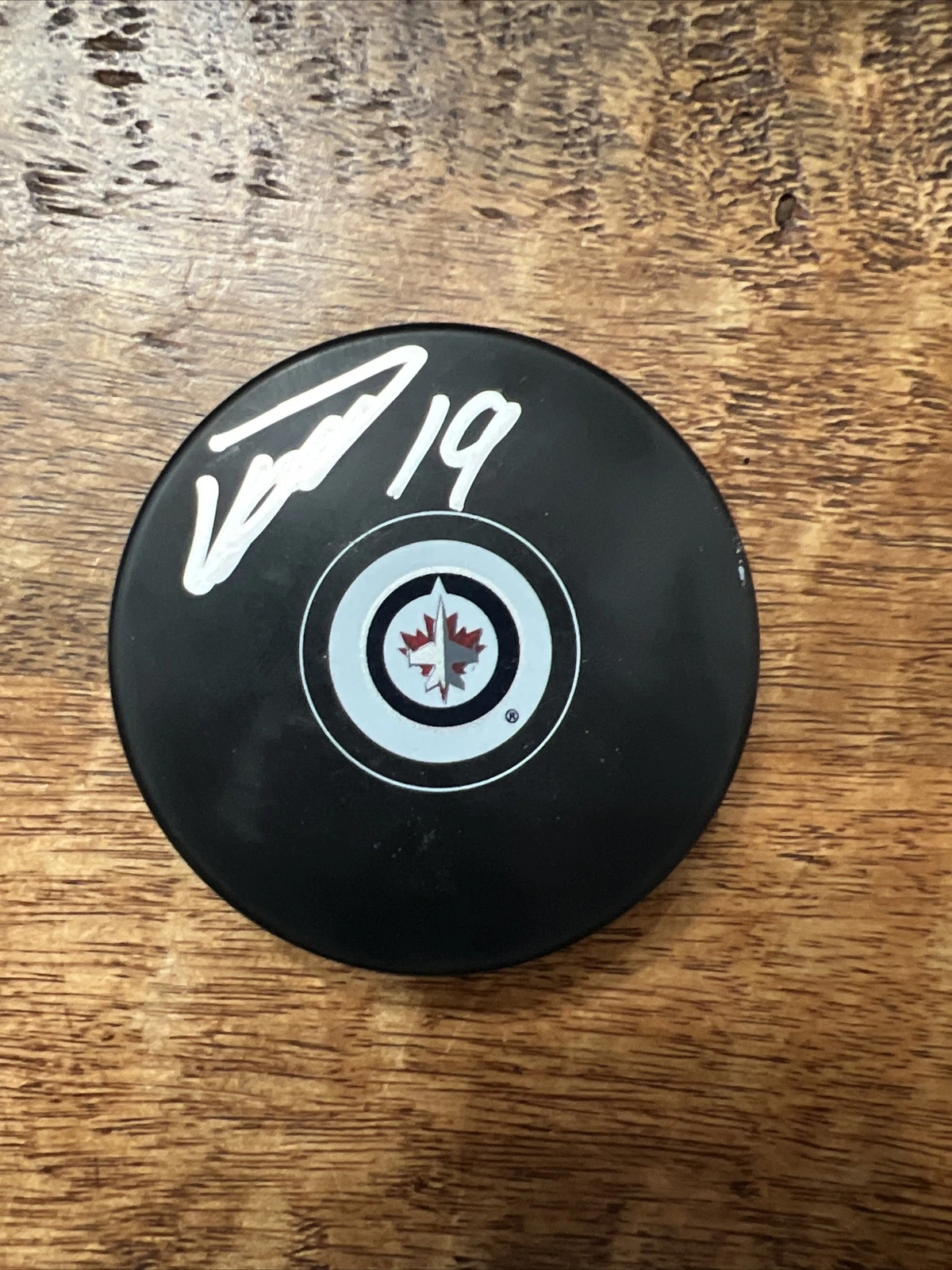 David Gustafsson Signed Winnipeg Jets Hockey Puck PSA DNA Autographed