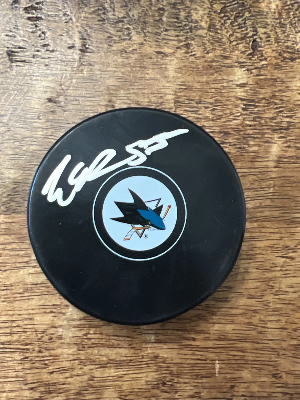 Walker Duehr Signed San Jose Sharks Puck JSA Coa Autographed