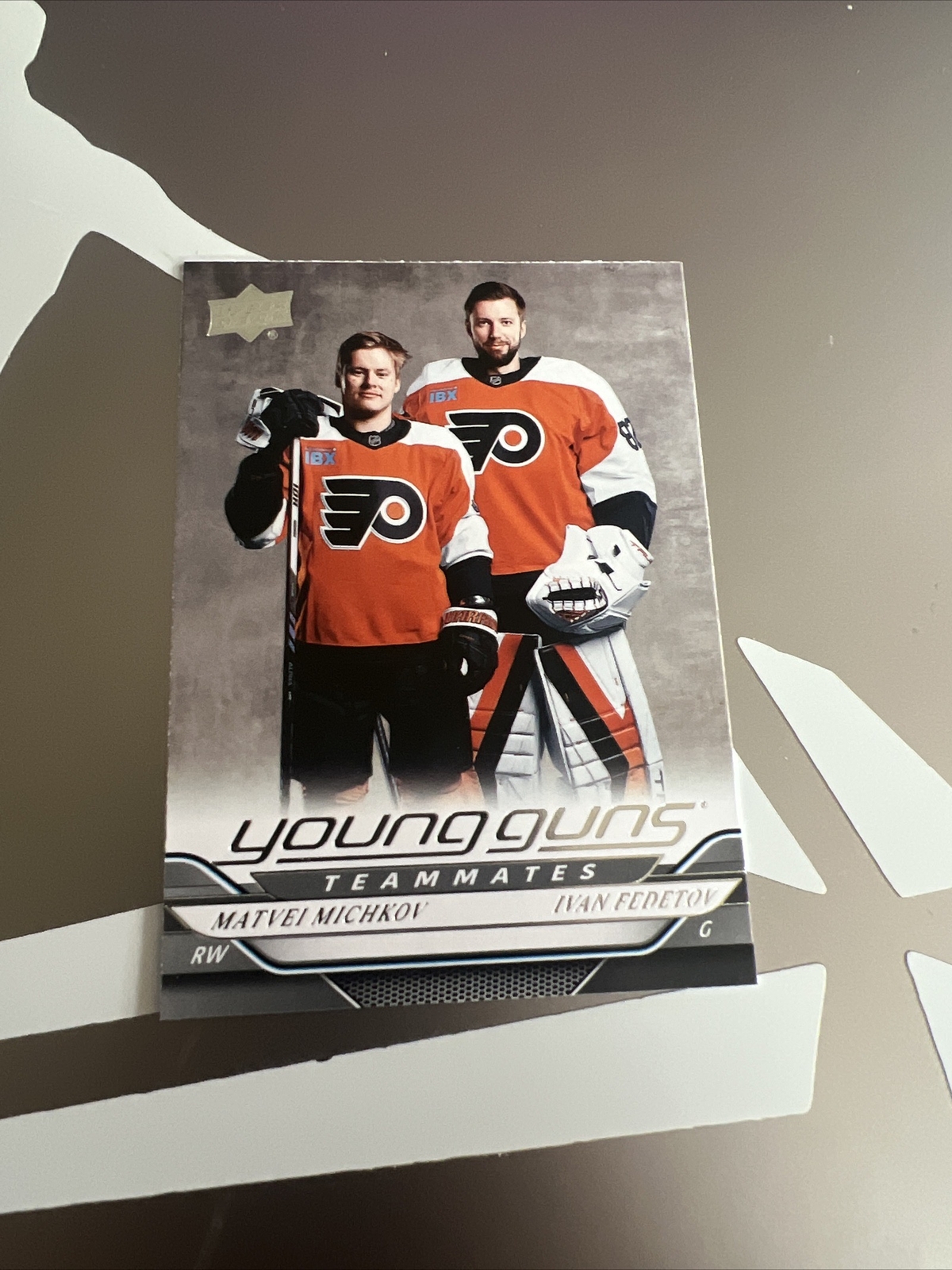 2024-25 Upper Deck Series 2 Young Guns Teammates Matvei Michkov Ivan Fedetov 496