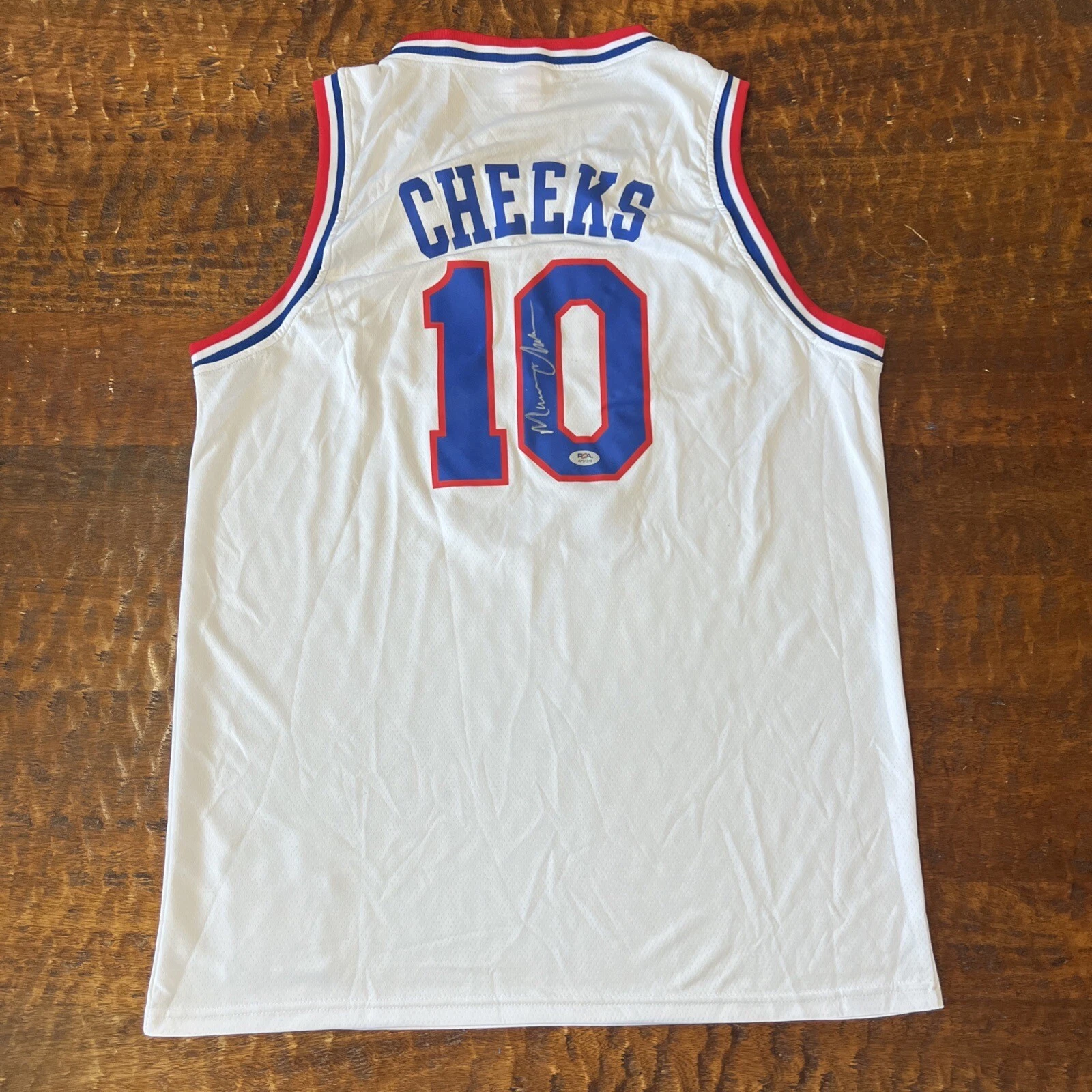 Maurice Cheeks Signed Philadelphia 76ers Jersey PSA DNA  Autographed