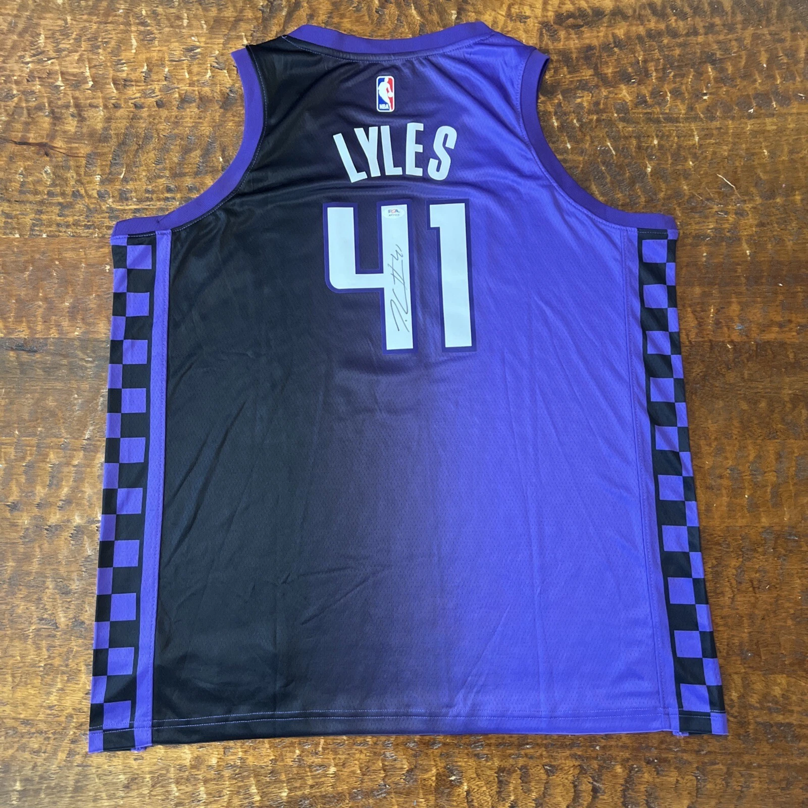 Trey Lyles Signed Sacramento Kings Jersey PSA DNA Autographed