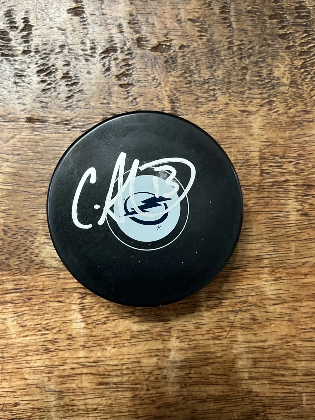Cam Atkinson Signed Tampa Bay Lightning Puck JSA Coa Autographed