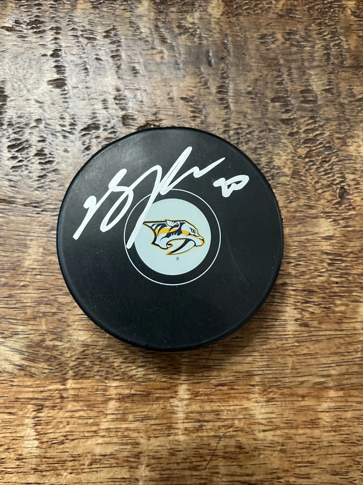 Ryan O'Reilly Signed Nashville Predators Puck JSA Coa Autographed