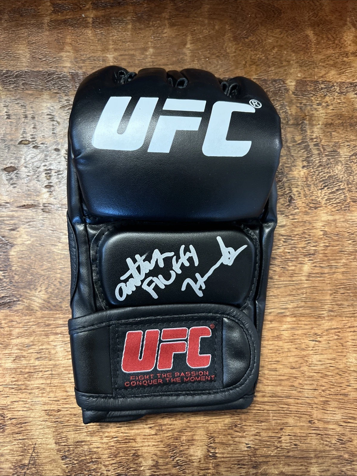 Anthony Hernandez Signed UFC MMA Glove JSA Coa Autographed Fluffy