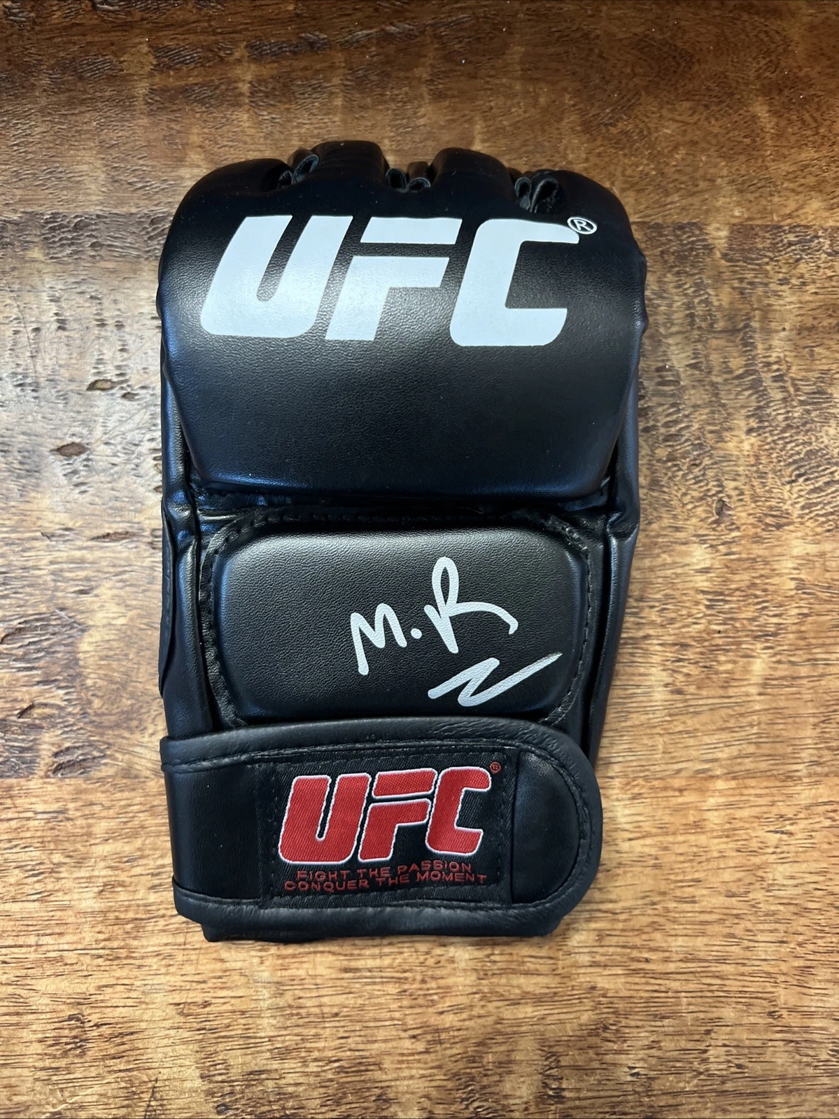 Mauricio Ruffy Signed UFC MMA Glove JSA Coa Autographed