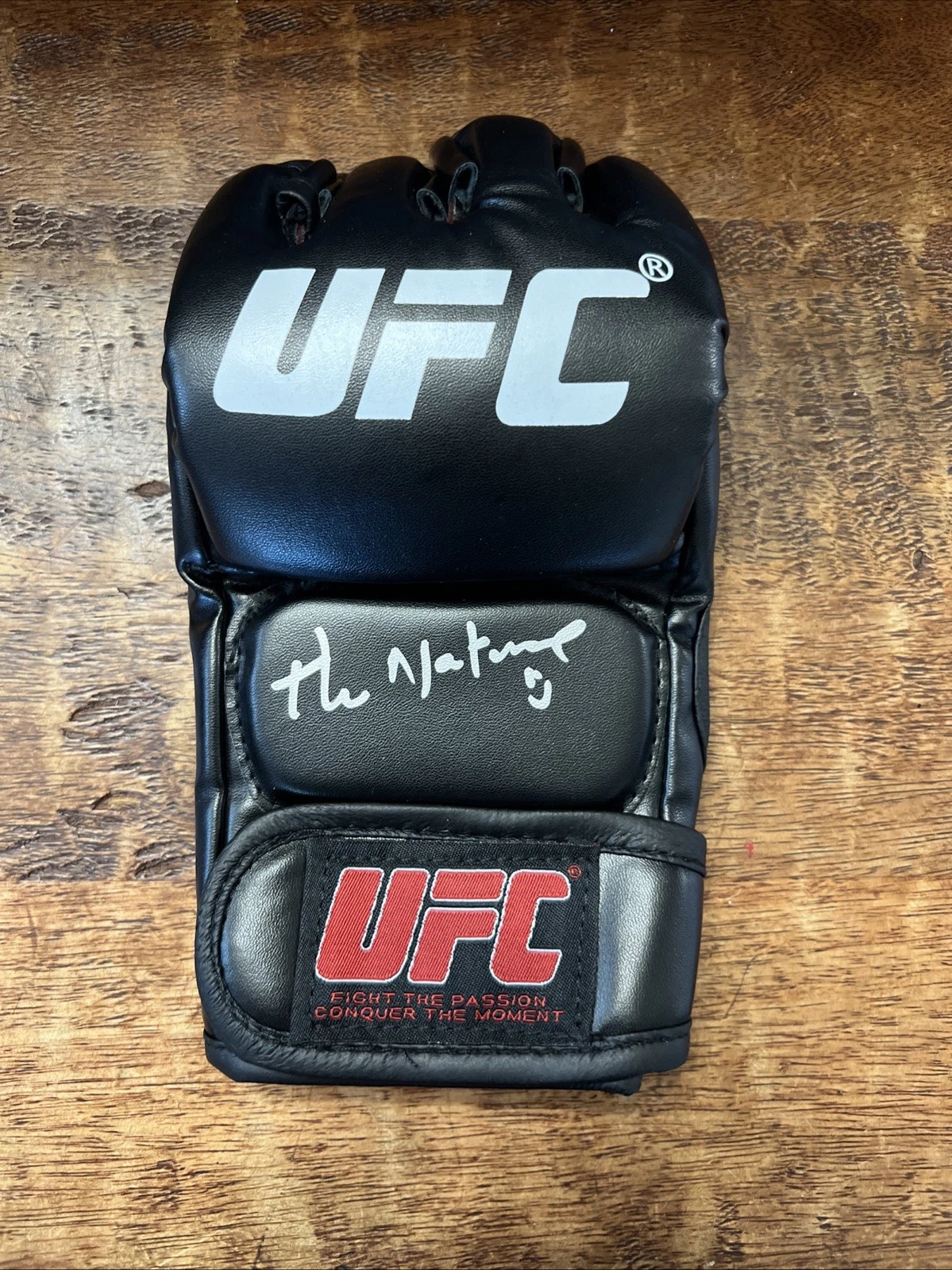 Caio Borralho Signed UFC MMA Glove JSA Coa Autographed The Natural