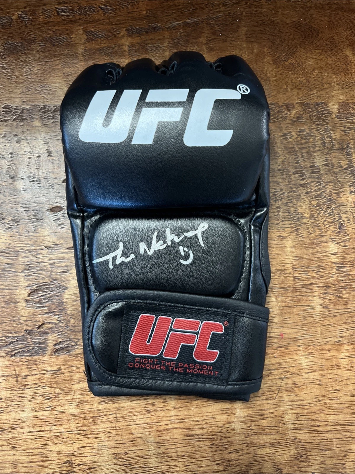 Caio Borralho Signed UFC MMA Glove JSA Coa Autographed The Natural