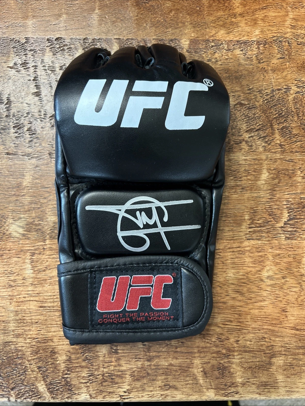 Ian Garry Signed UFC MMA Glove JSA Coa Autographed Machado