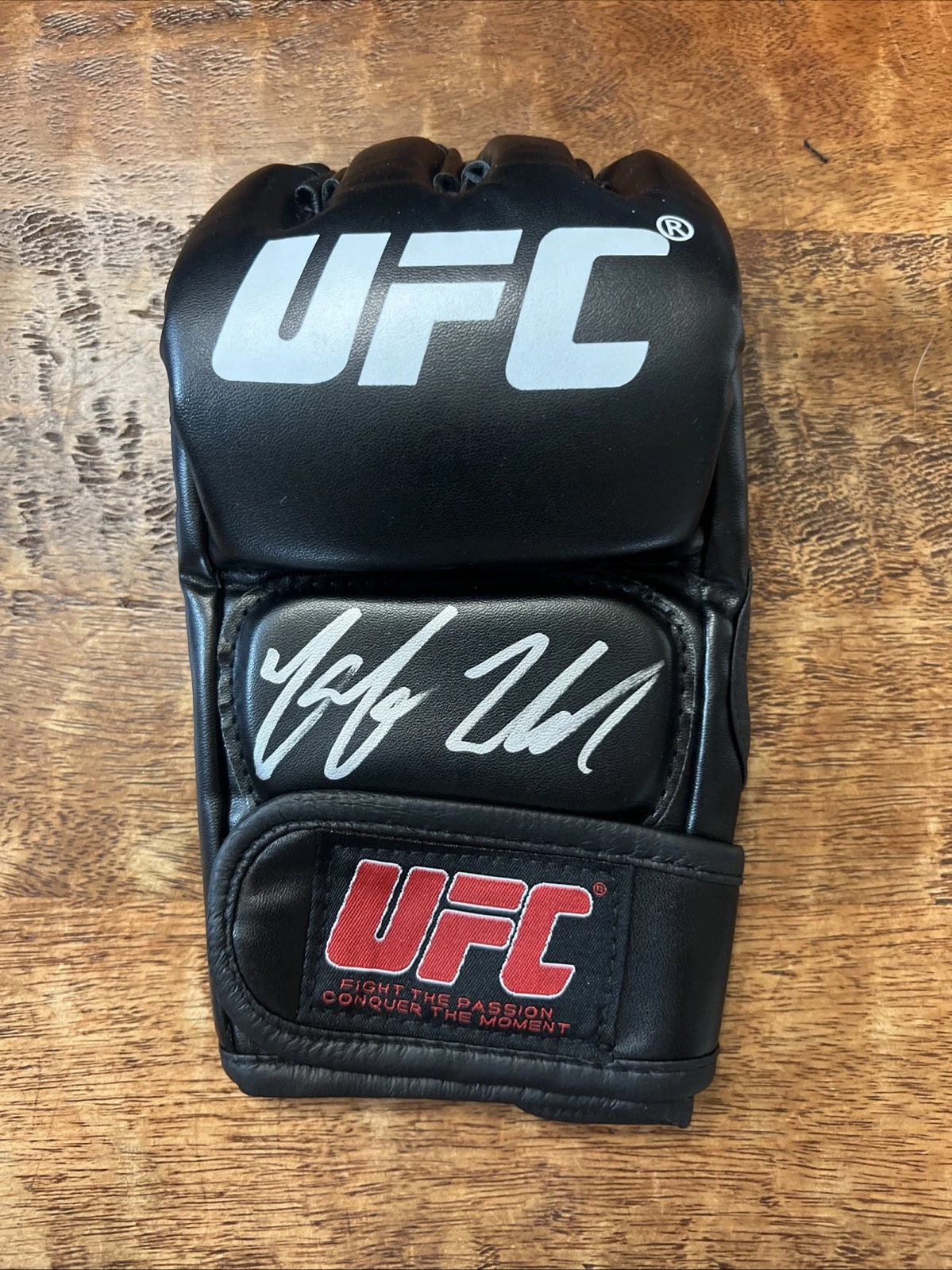 Youssef Zalal Signed UFC MMA Glove JSA Coa Autographed