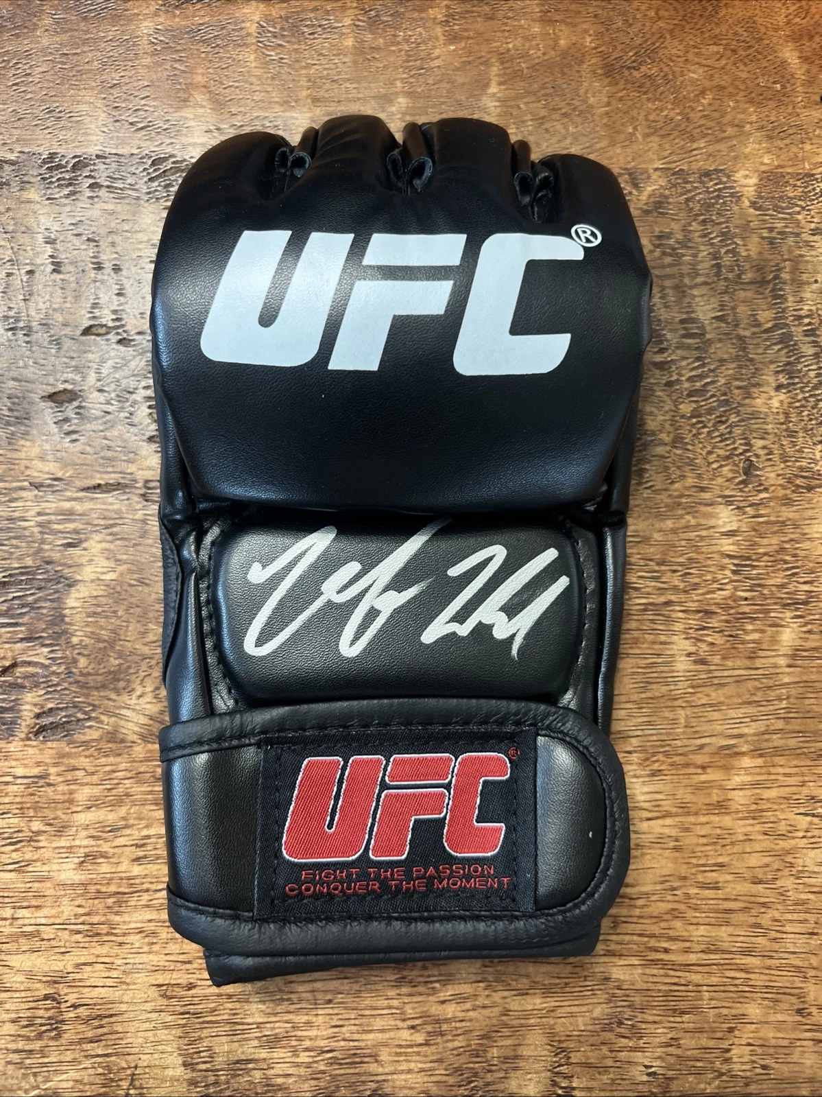 Youssef Zalal Signed UFC MMA Glove JSA Coa Autographed