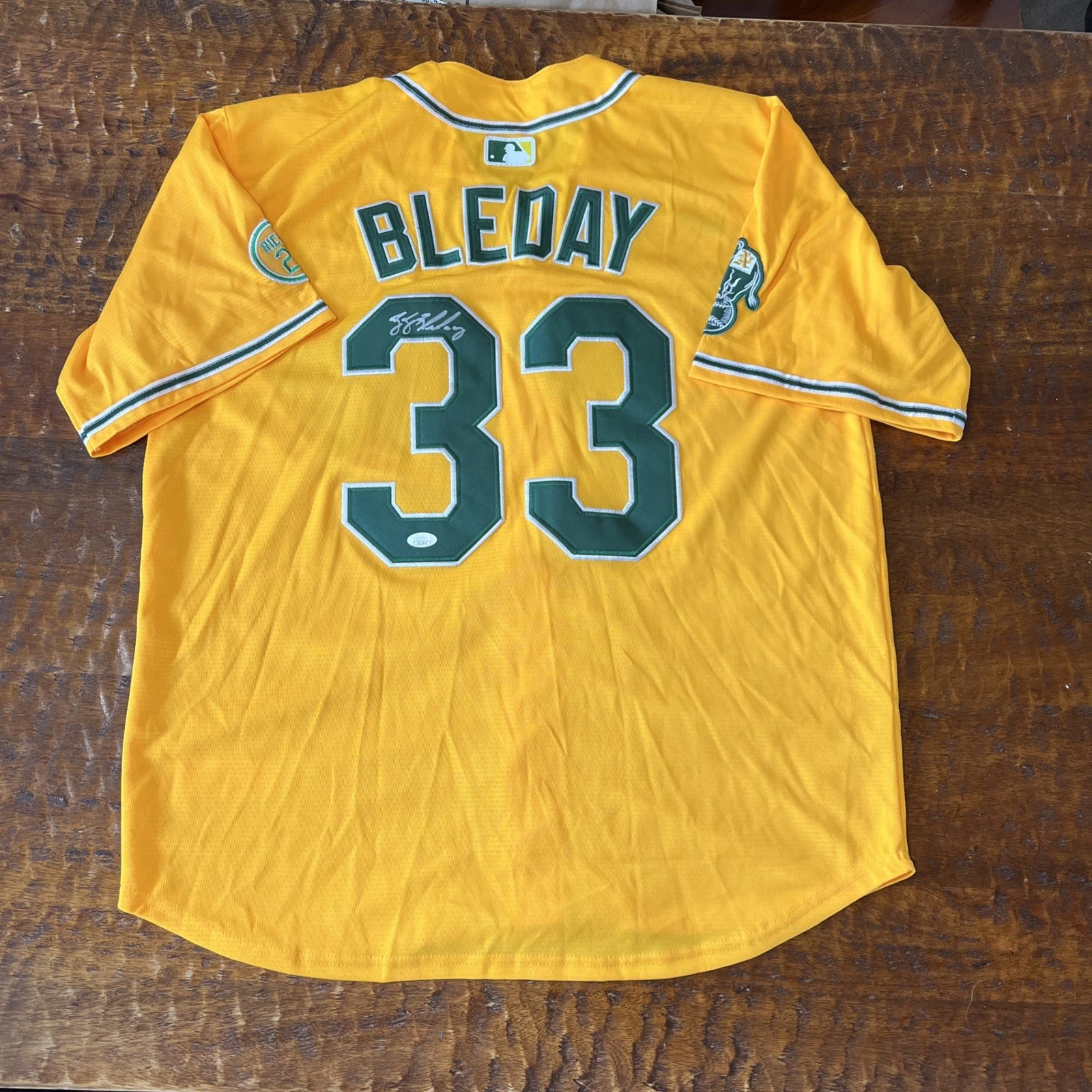 JJ Bleday Signed Oakland Athletics Jersey JSA Coa Autographed A’s