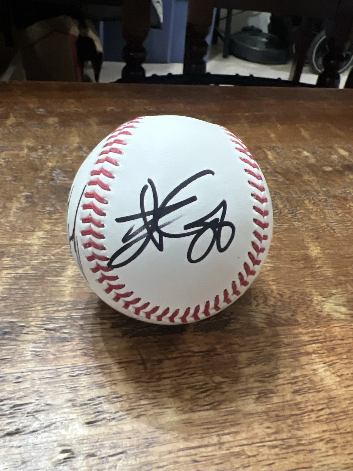 Travis & Jason Kelce Signed Baseball JSA Coa Chiefs Eagles Autographed