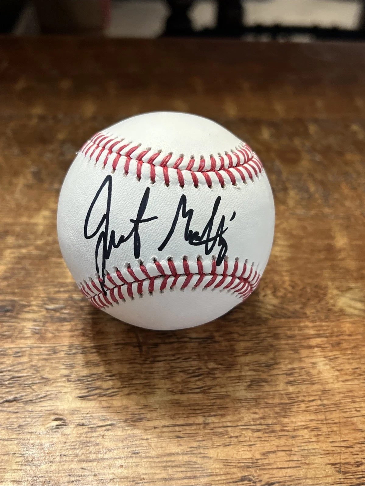 Justin Gaethje Signed Baseball JSA Coa UFC MMA Autographed