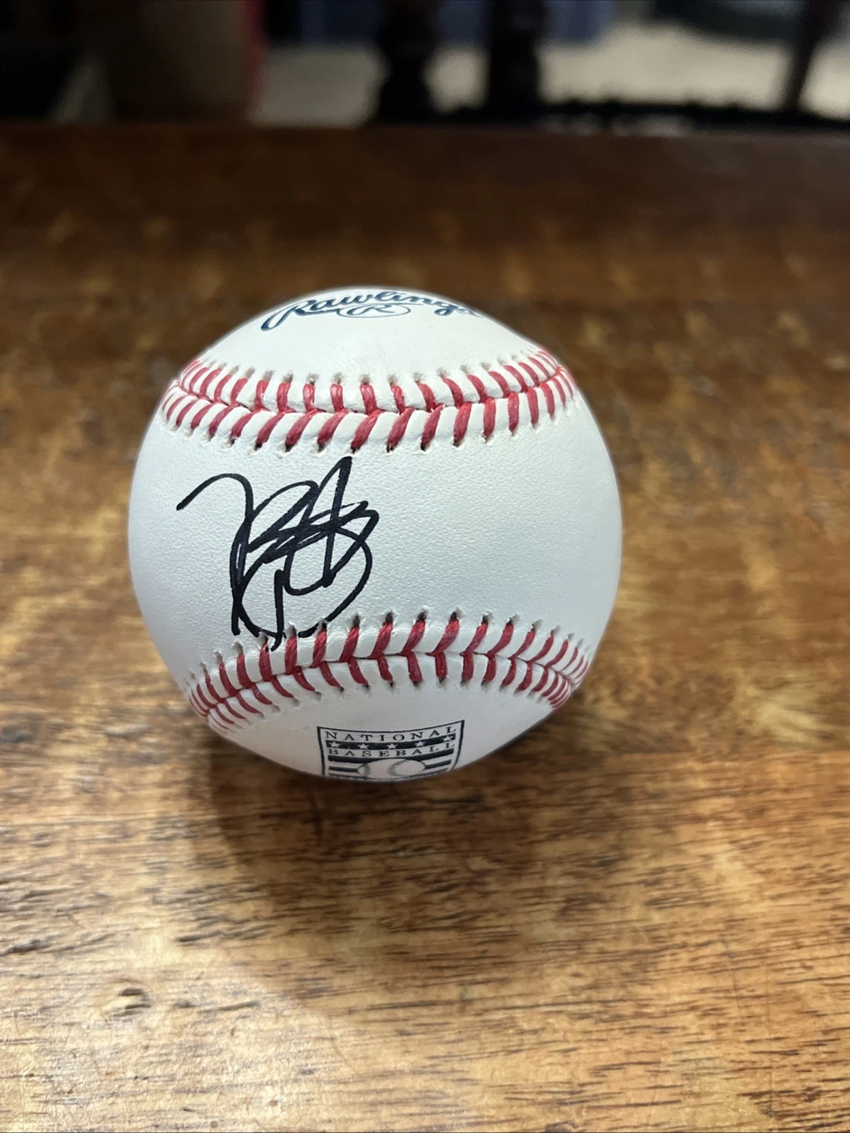 Tim Brown Signed Hall Of Fame Baseball JSA Coa Raiders Football Autographed