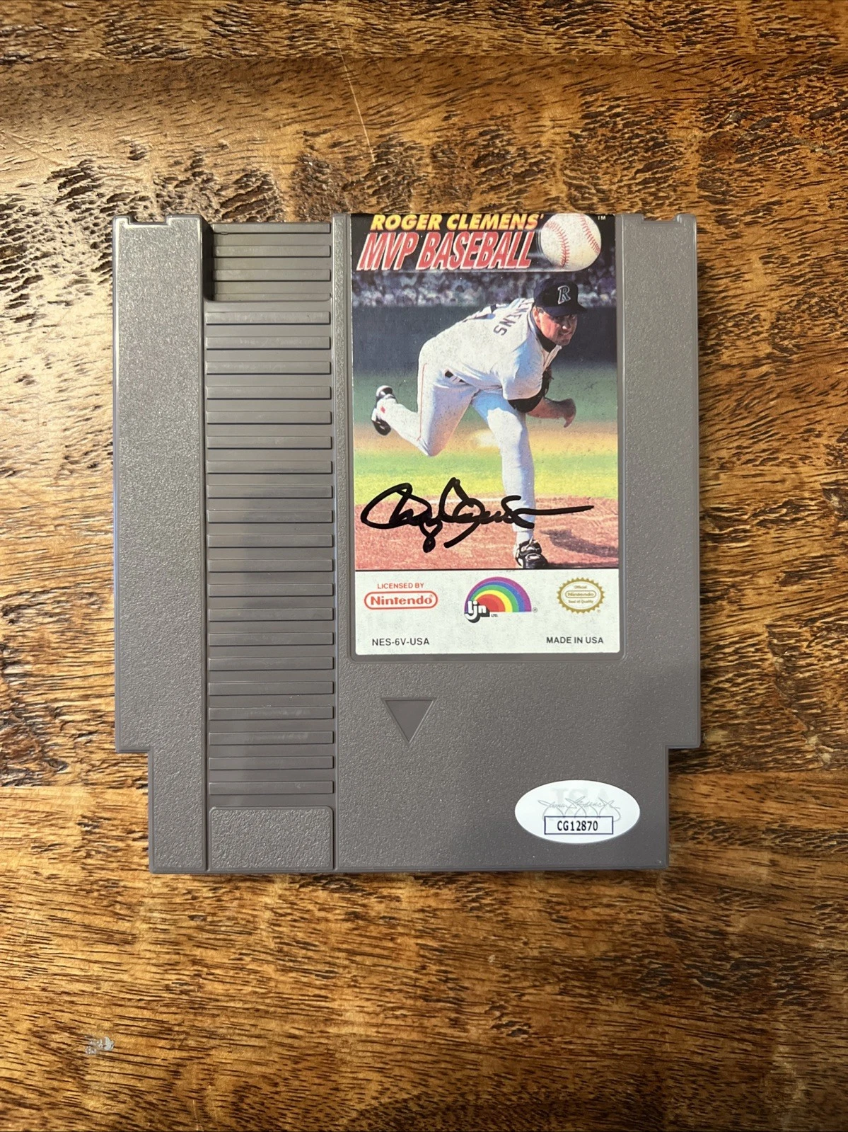 Roger Clemens Signed MVP Baseball Nintendo Video Game JSA Coa Red Sox