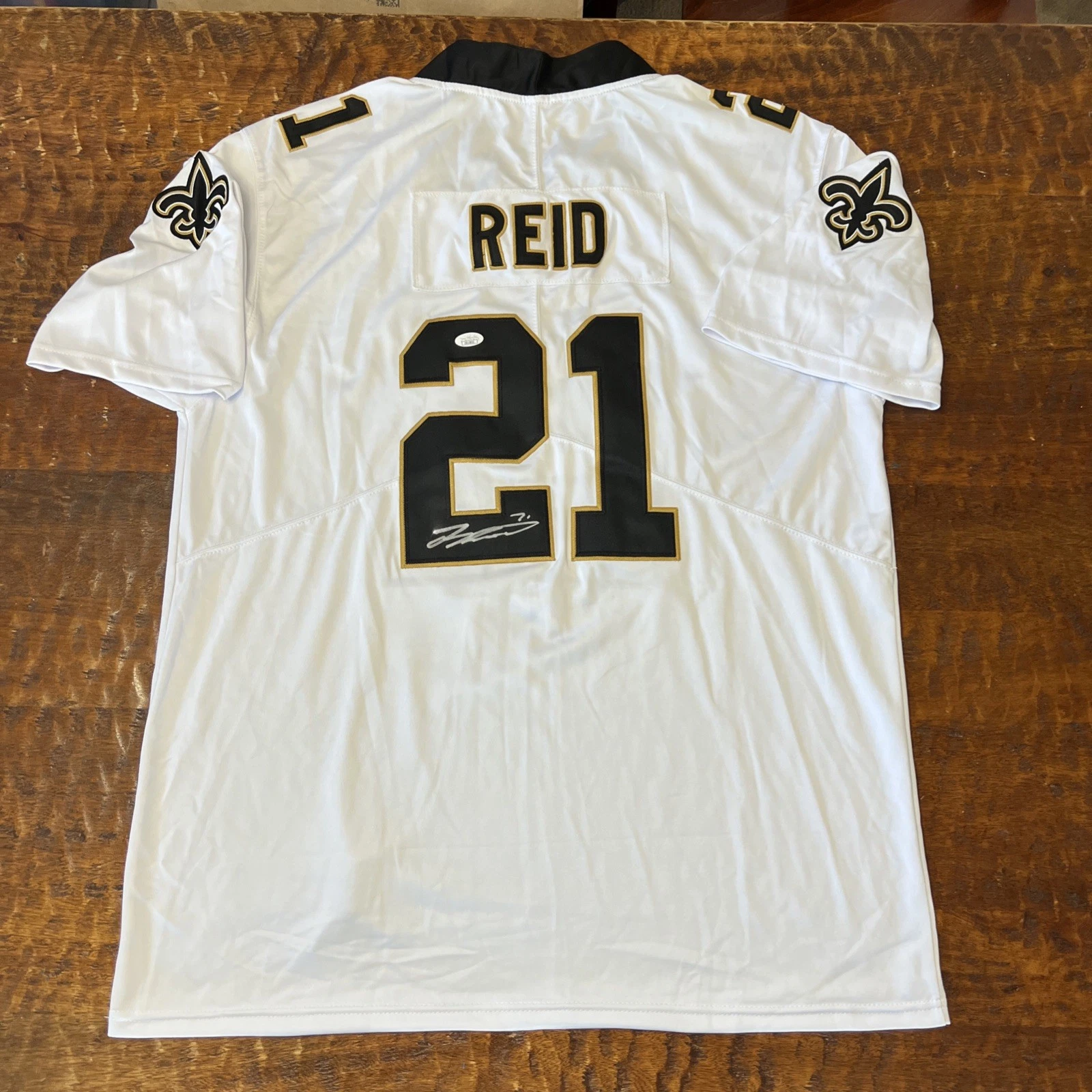Justin Reid Signed New Orleans Saints Jersey JSA Coa Autographed