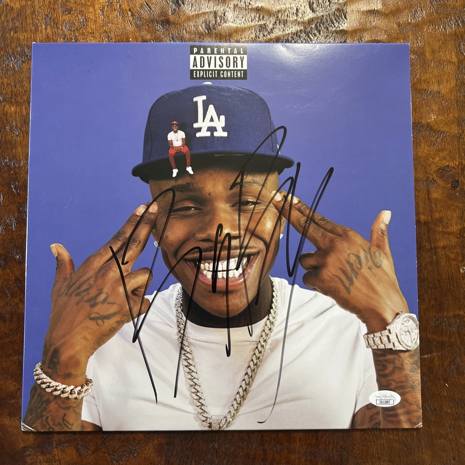 DaBaby Signed Baby On Baby Vinyl Record LP JSA Coa Autographed