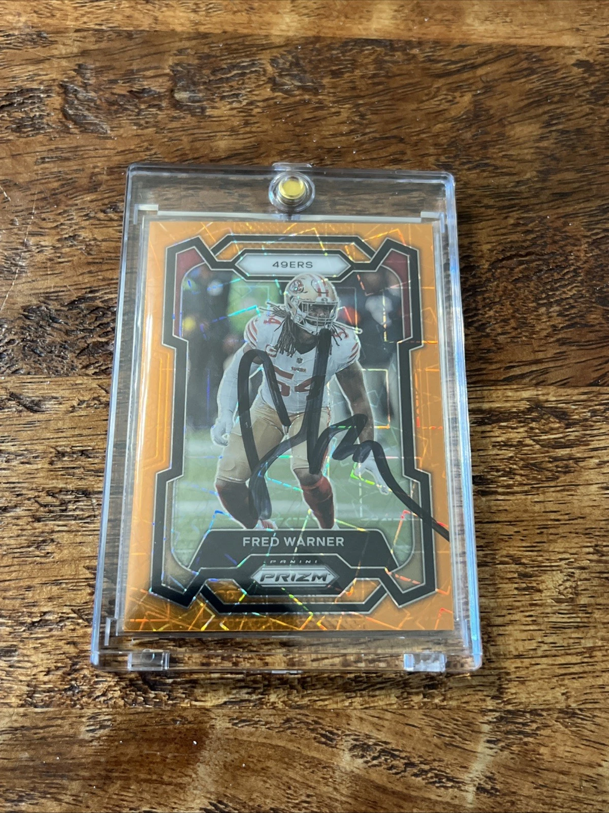 Fred Warner IP Signed Panini Prizm Card JSA Coa 49ers Autographed