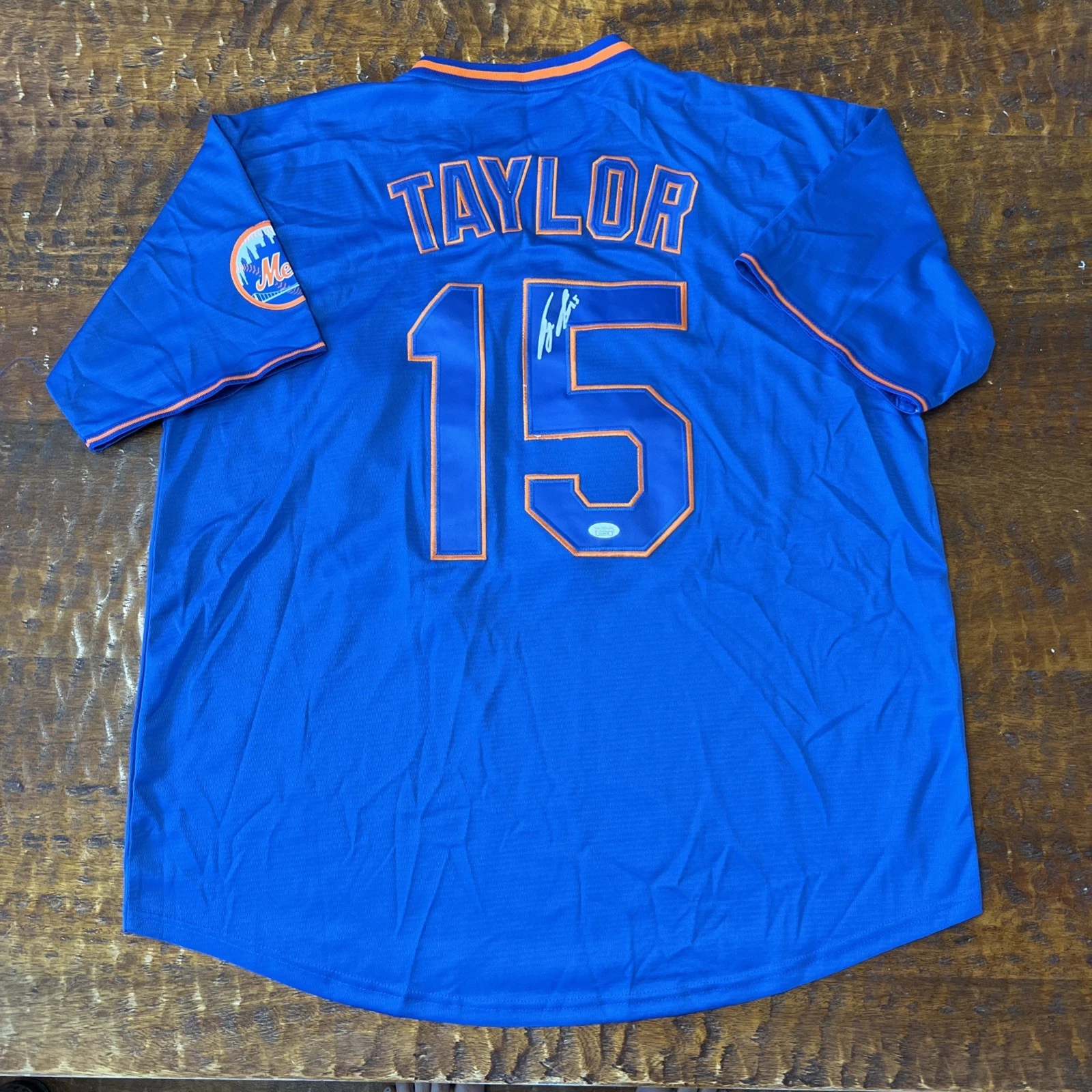 Tyrone Taylor Signed New York Mets Jersey JSA Coa Autographed